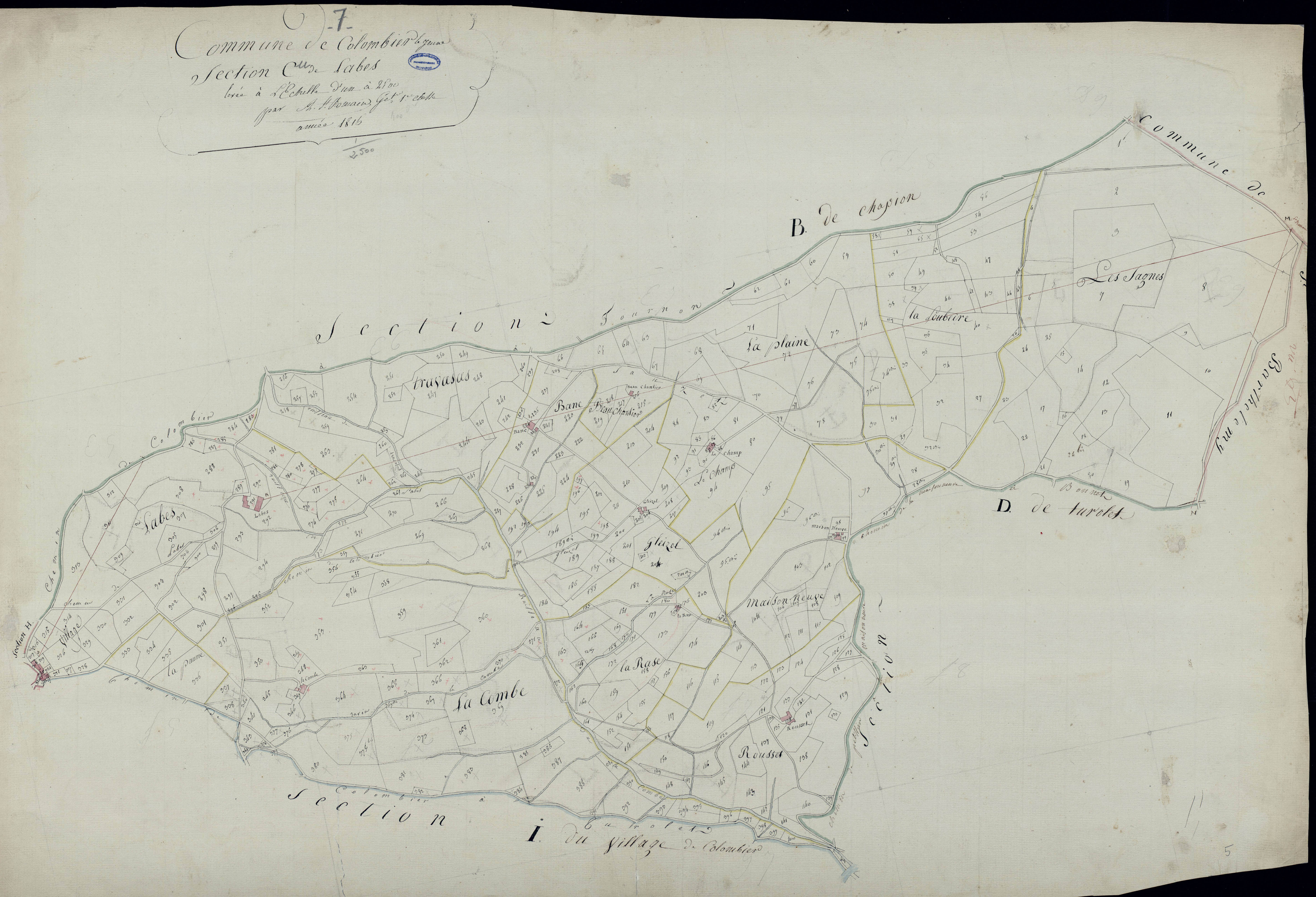 Colombier-le-Jeune - Section C