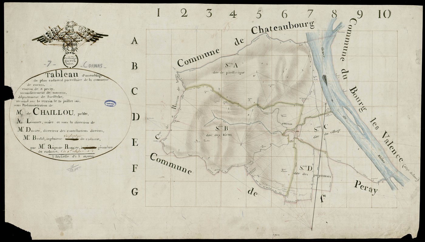 Cornas - Tableau d'assemblage