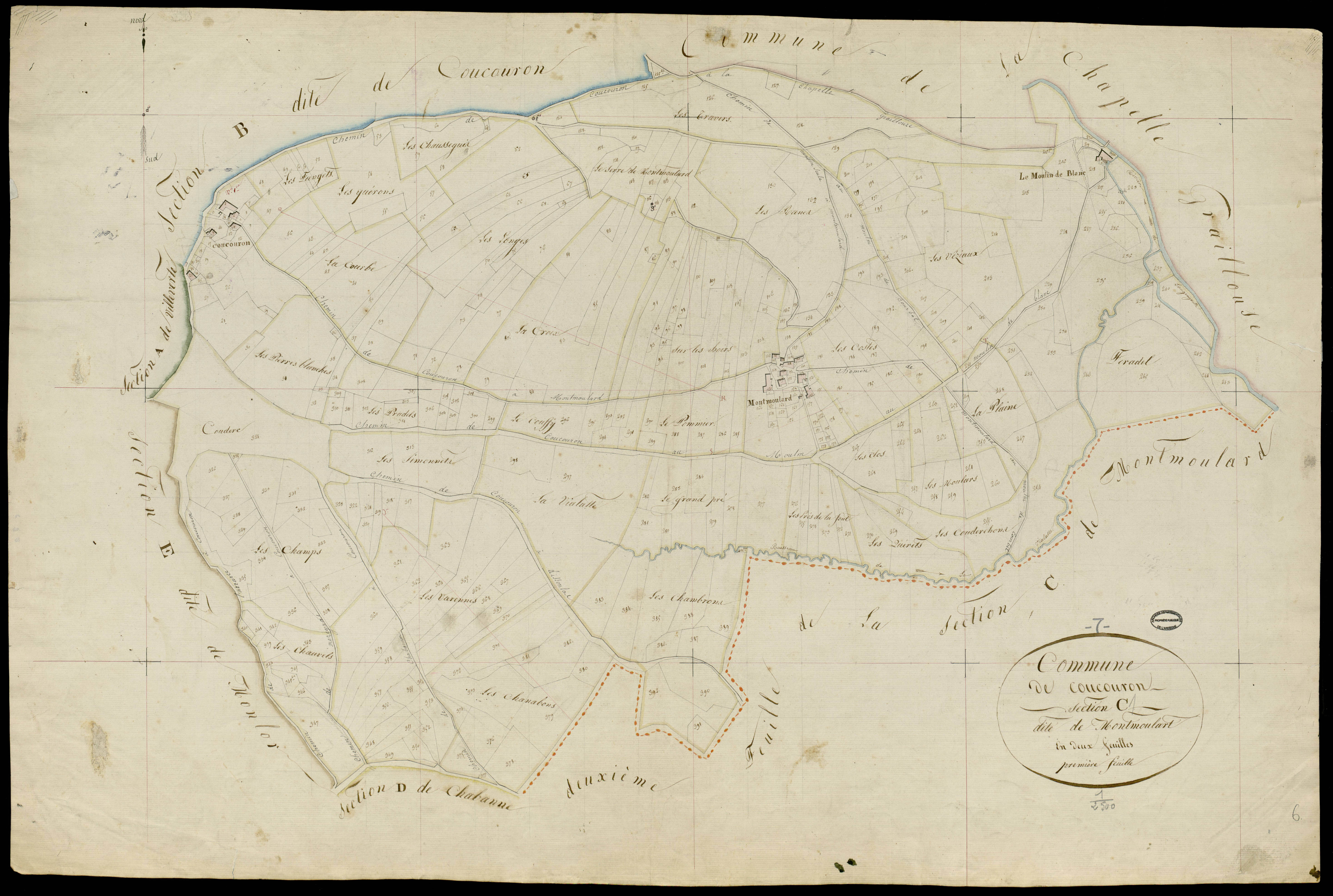 Coucouron - Section C - Feuillet 1