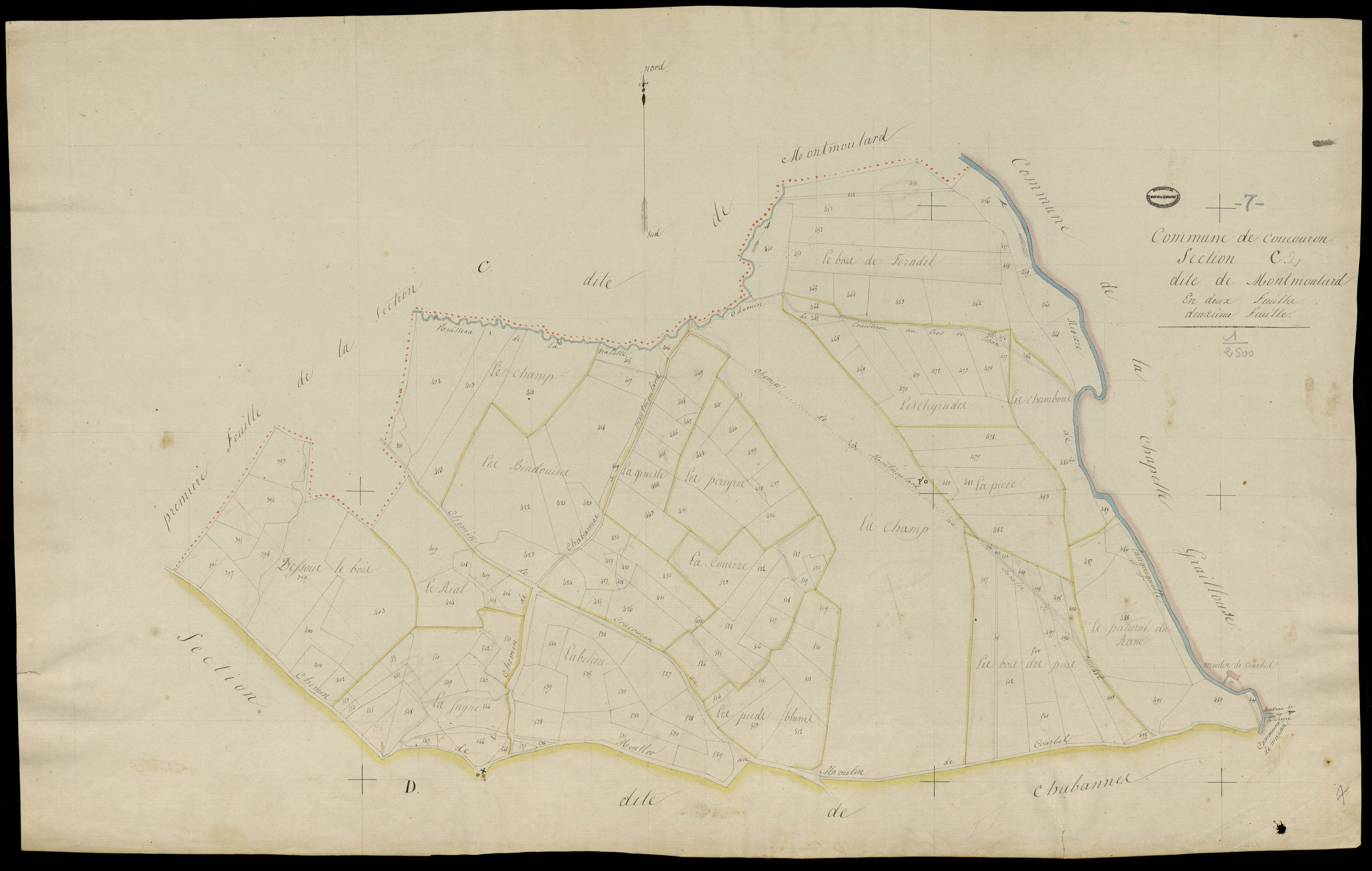 Coucouron - Section C - Feuillet 2
