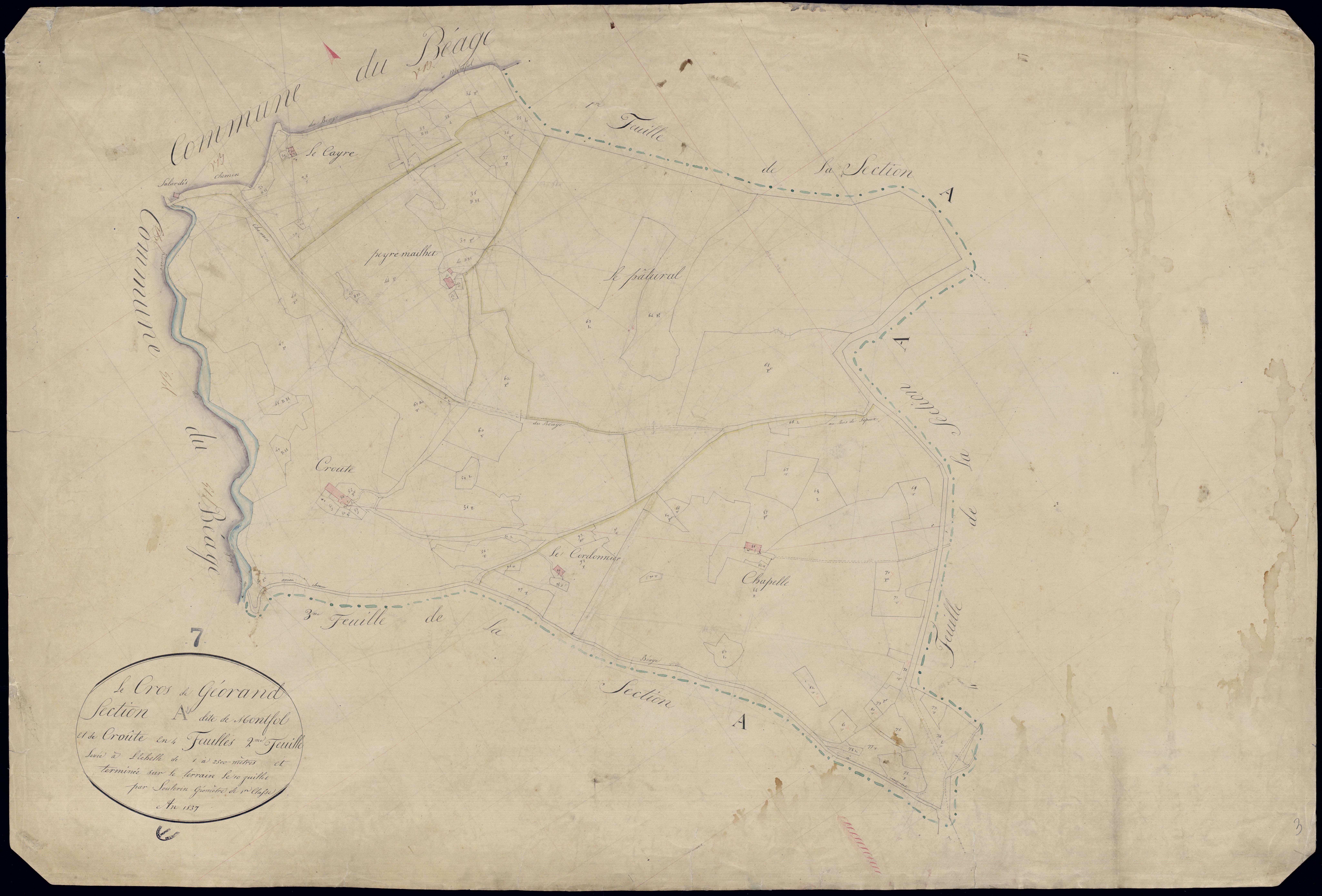 Cros-de-Géorand - Section A - Feuillet 2