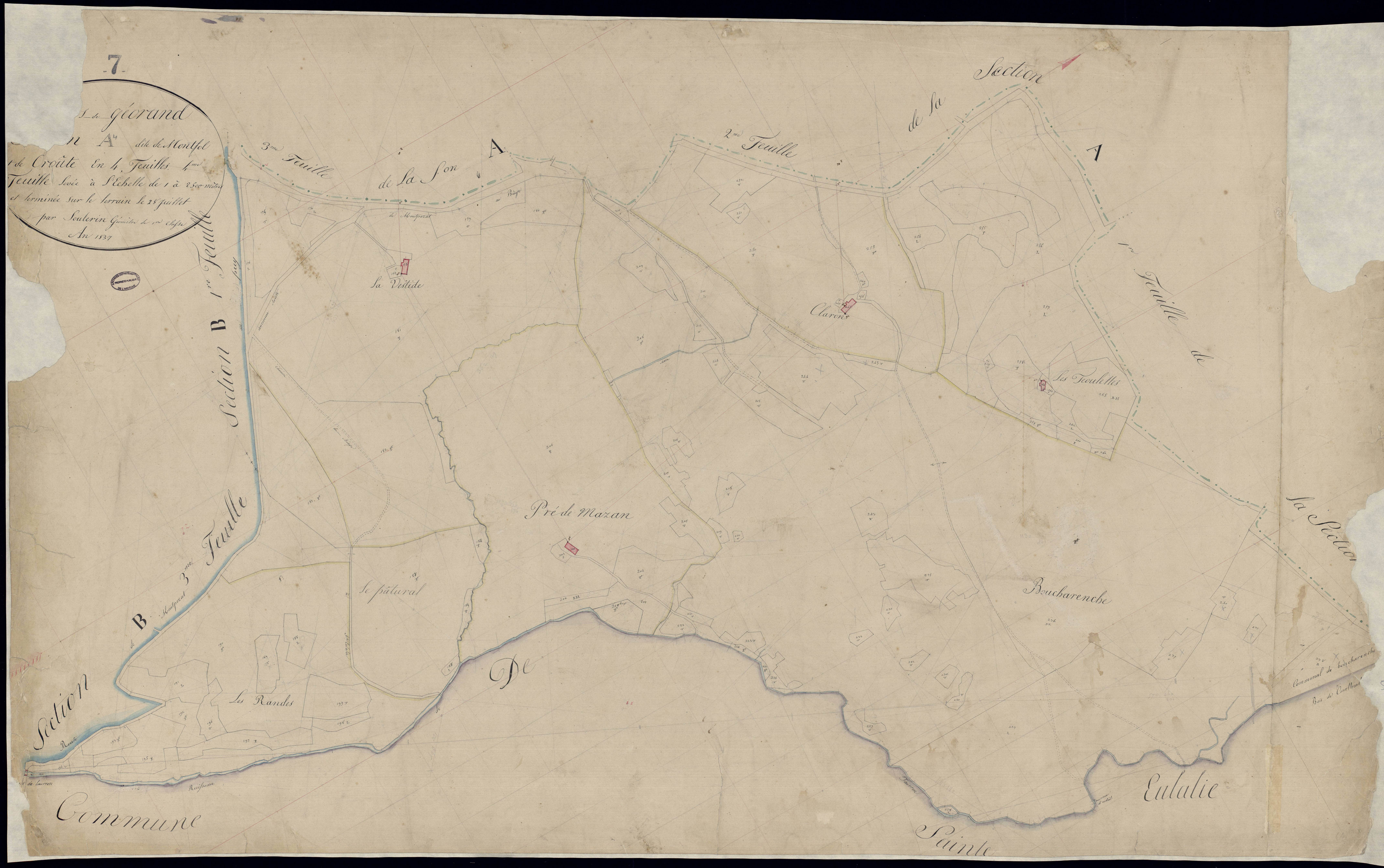 Cros-de-Géorand - Section A - Feuillet 4
