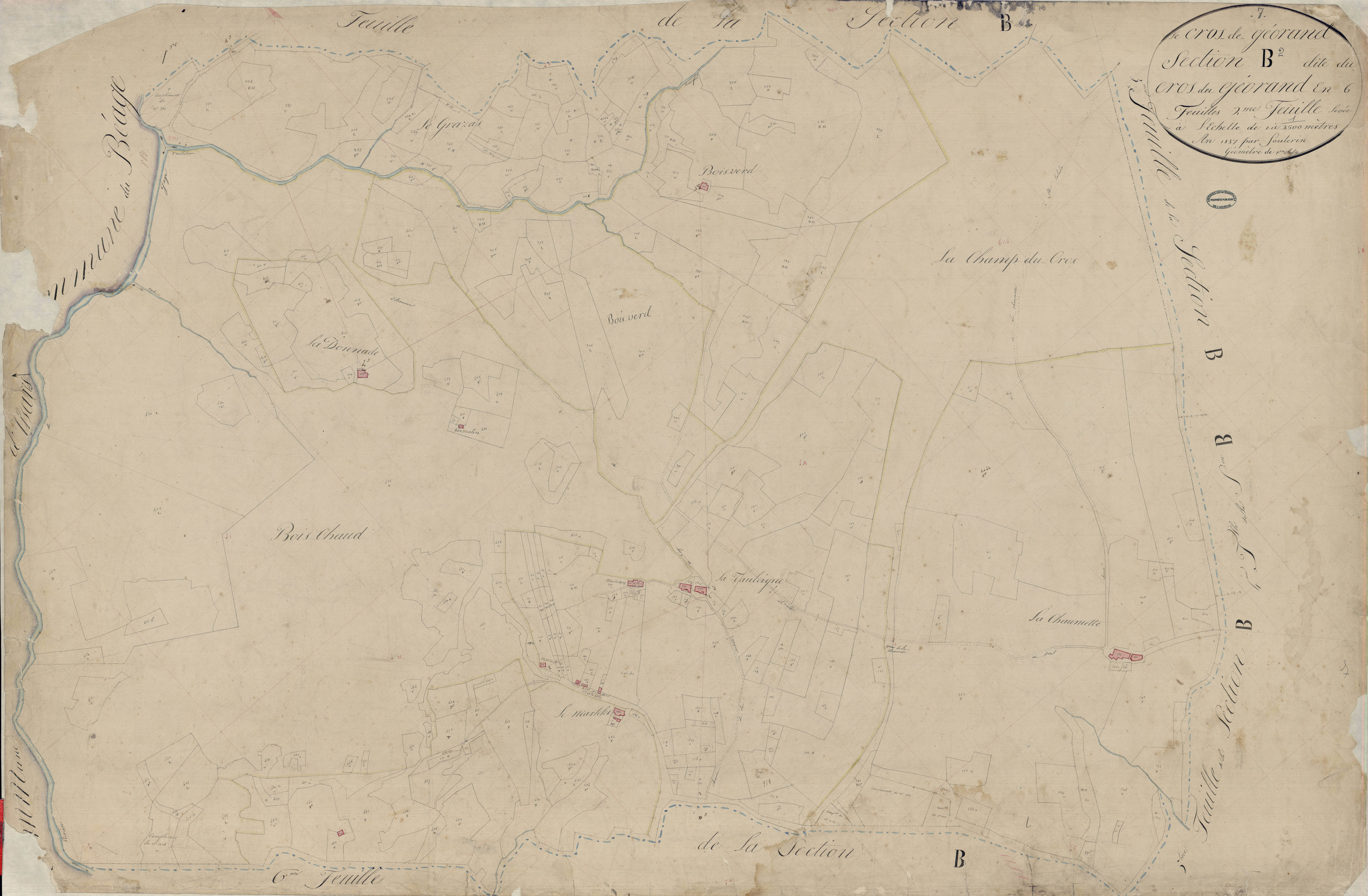 Cros-de-Géorand - Section B - Feuillet 2