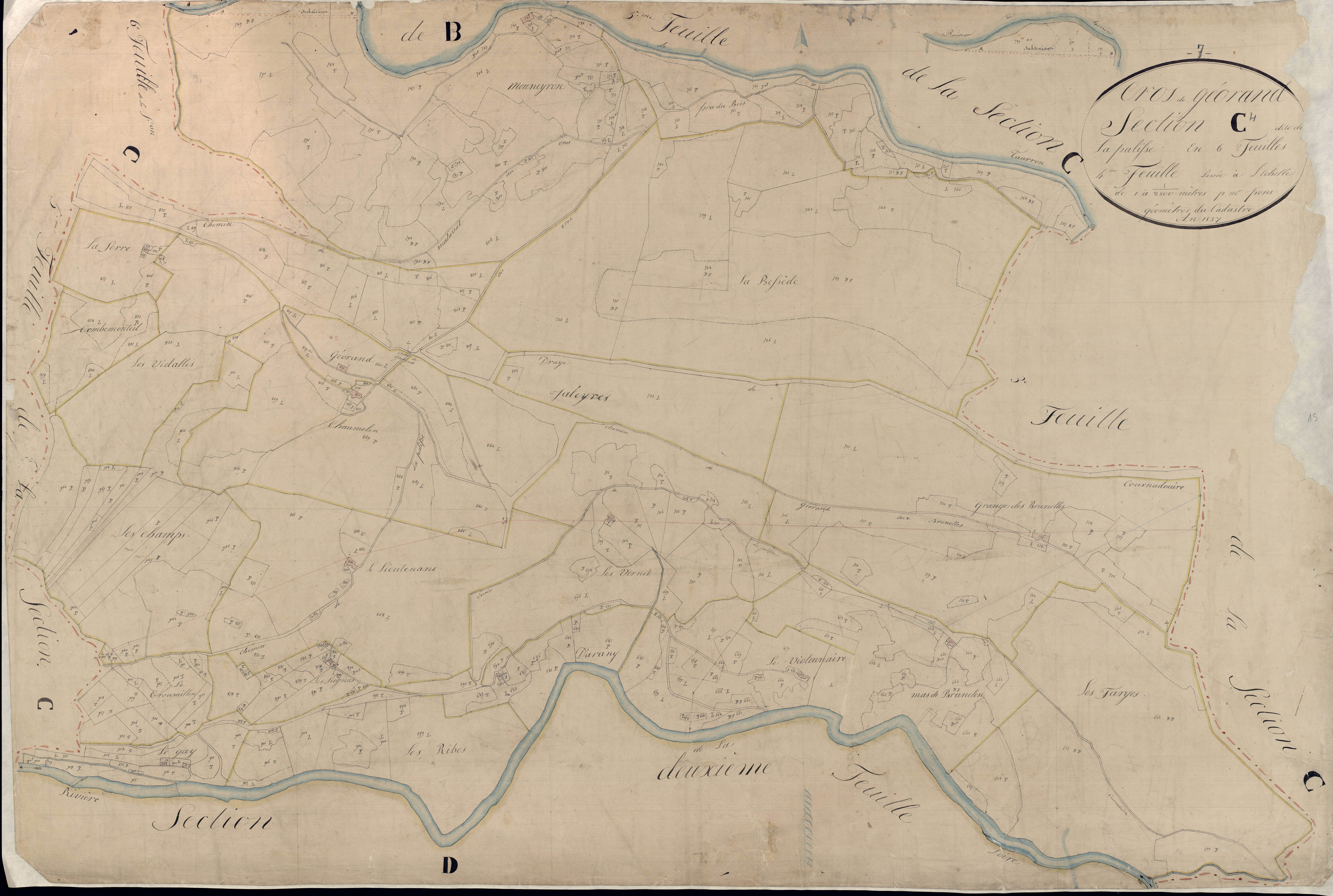Cros-de-Géorand - Section C - Feuillet 4