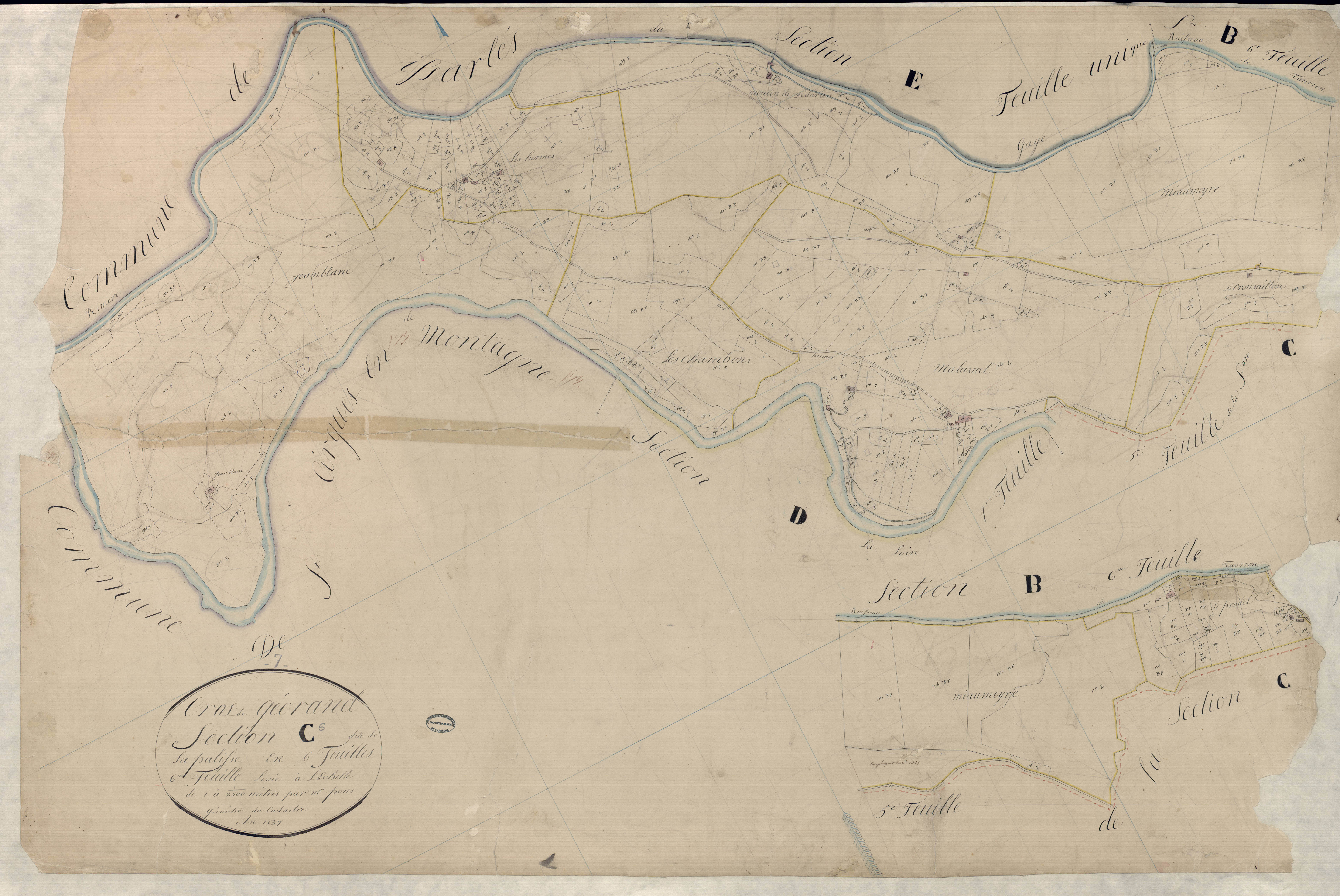 Cros-de-Géorand - Section C - Feuillet 6
