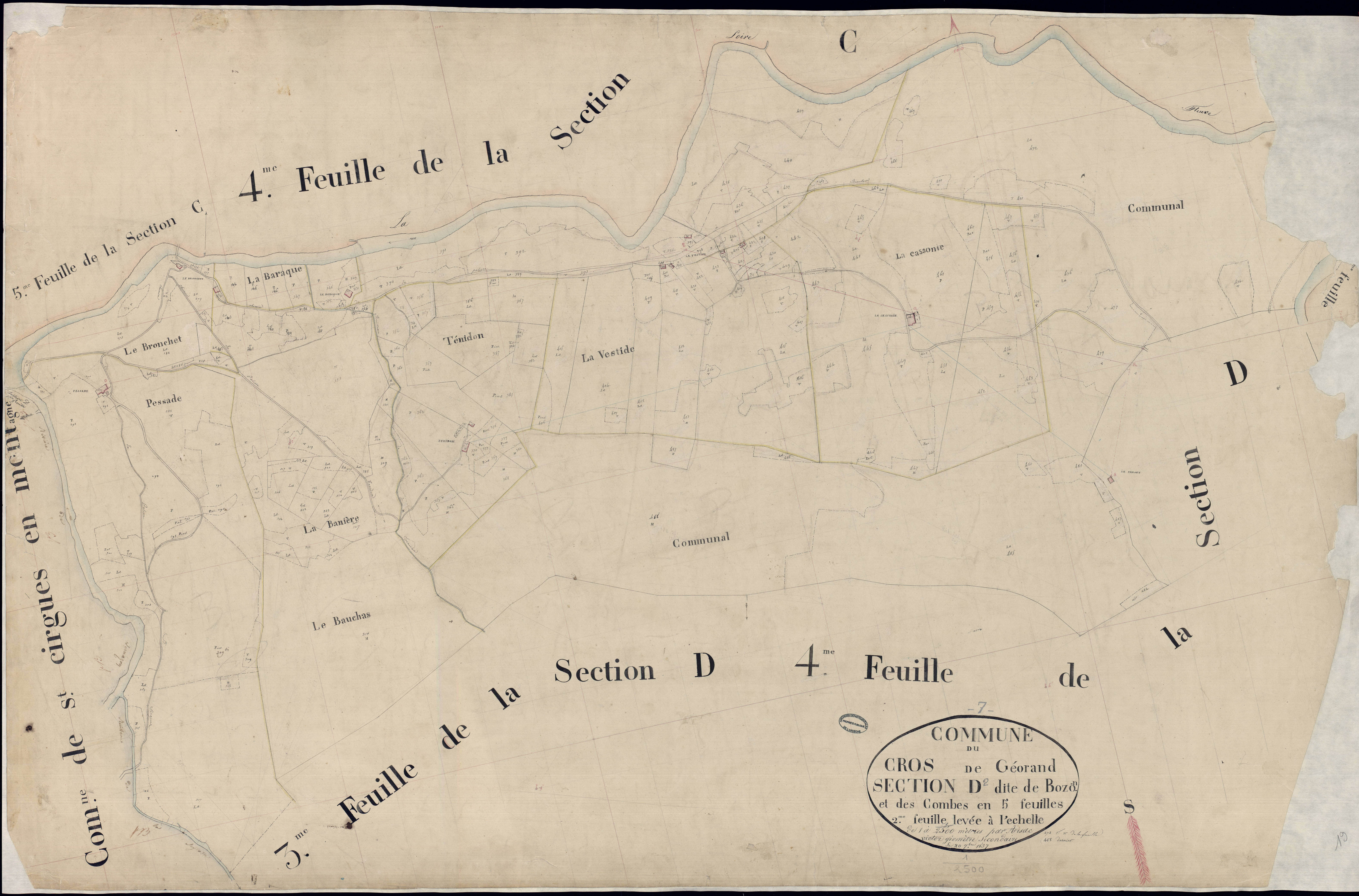 Cros-de-Géorand - Section D - Feuillet 2