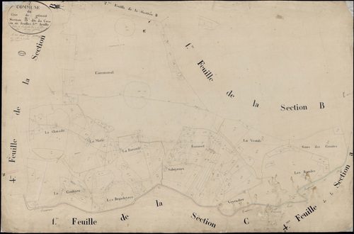 Cros-de-Géorand - Section B - Feuillet 3