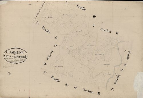 Cros-de-Géorand - Section B - Feuillet 4