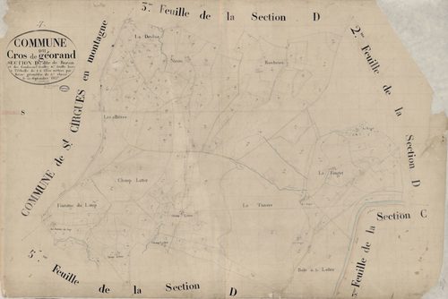 Cros-de-Géorand - Section D - Feuillet 4