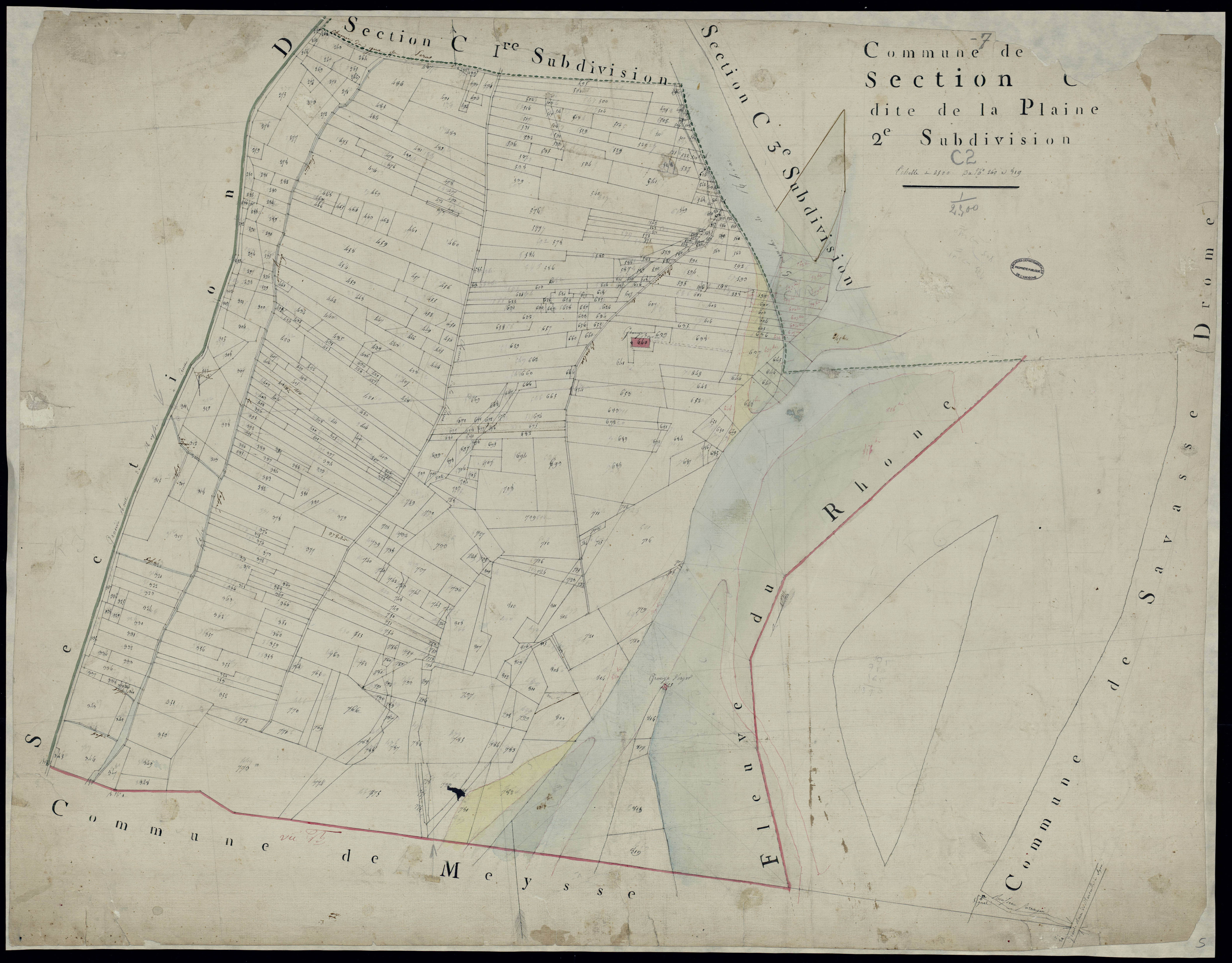 Cruas - Section C - Feuillet 2