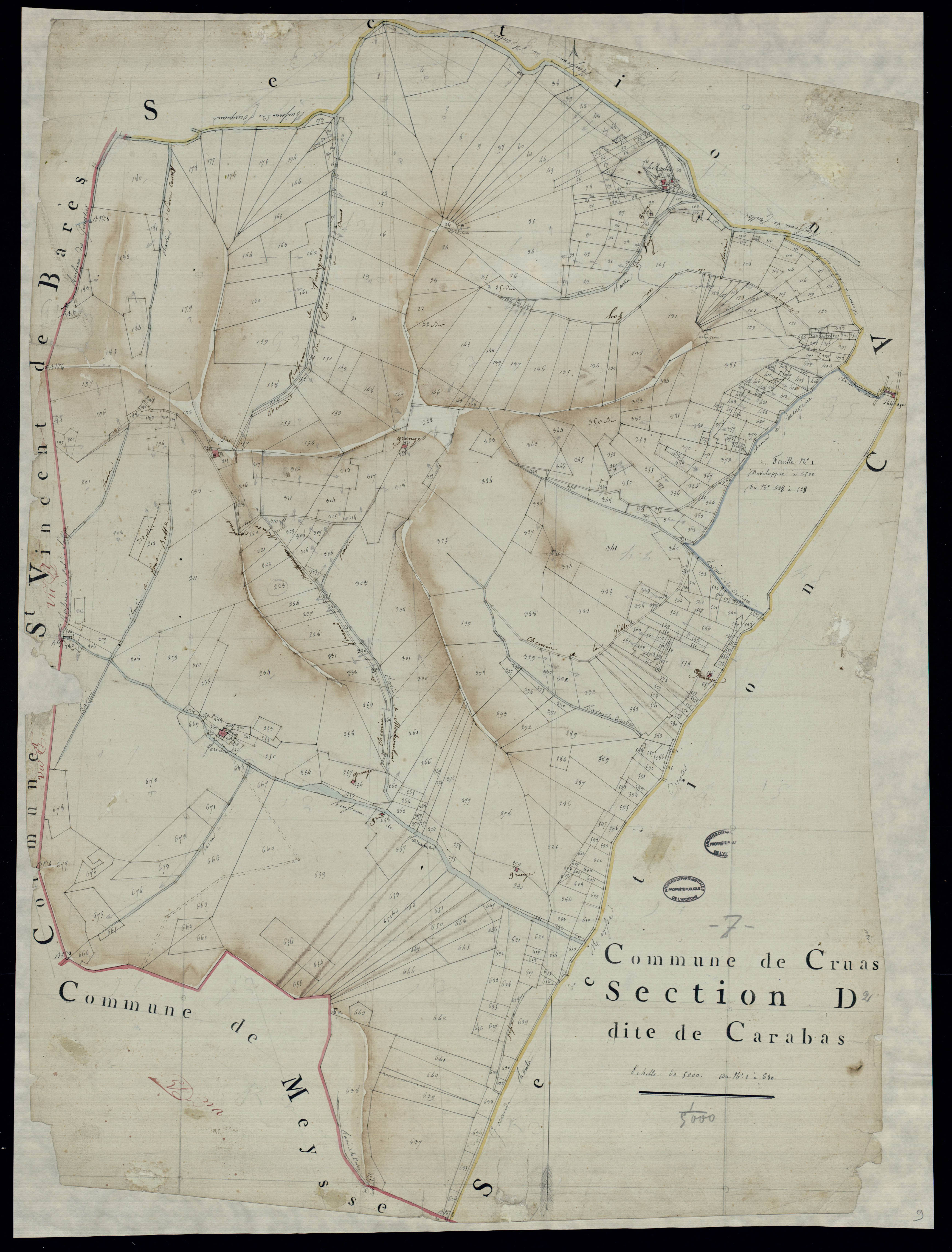 Cruas - Section D - Feuillet 2
