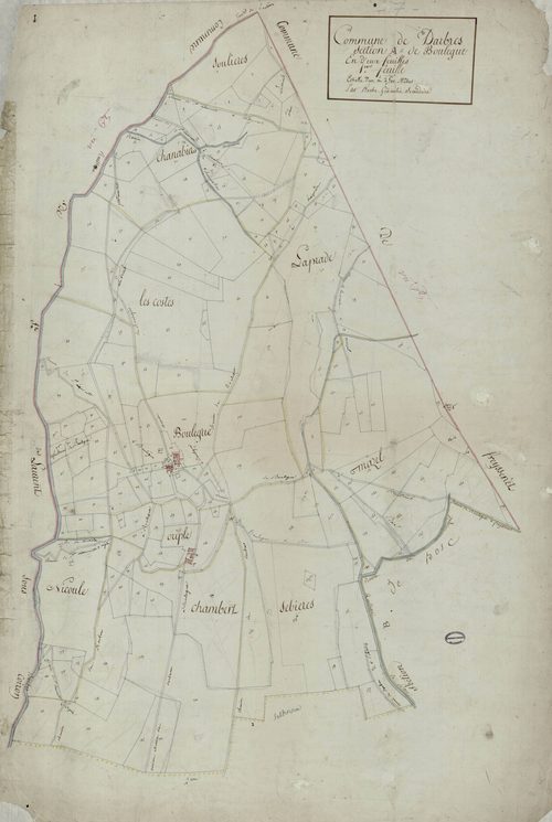 Darbres - Section A - Feuillet 1