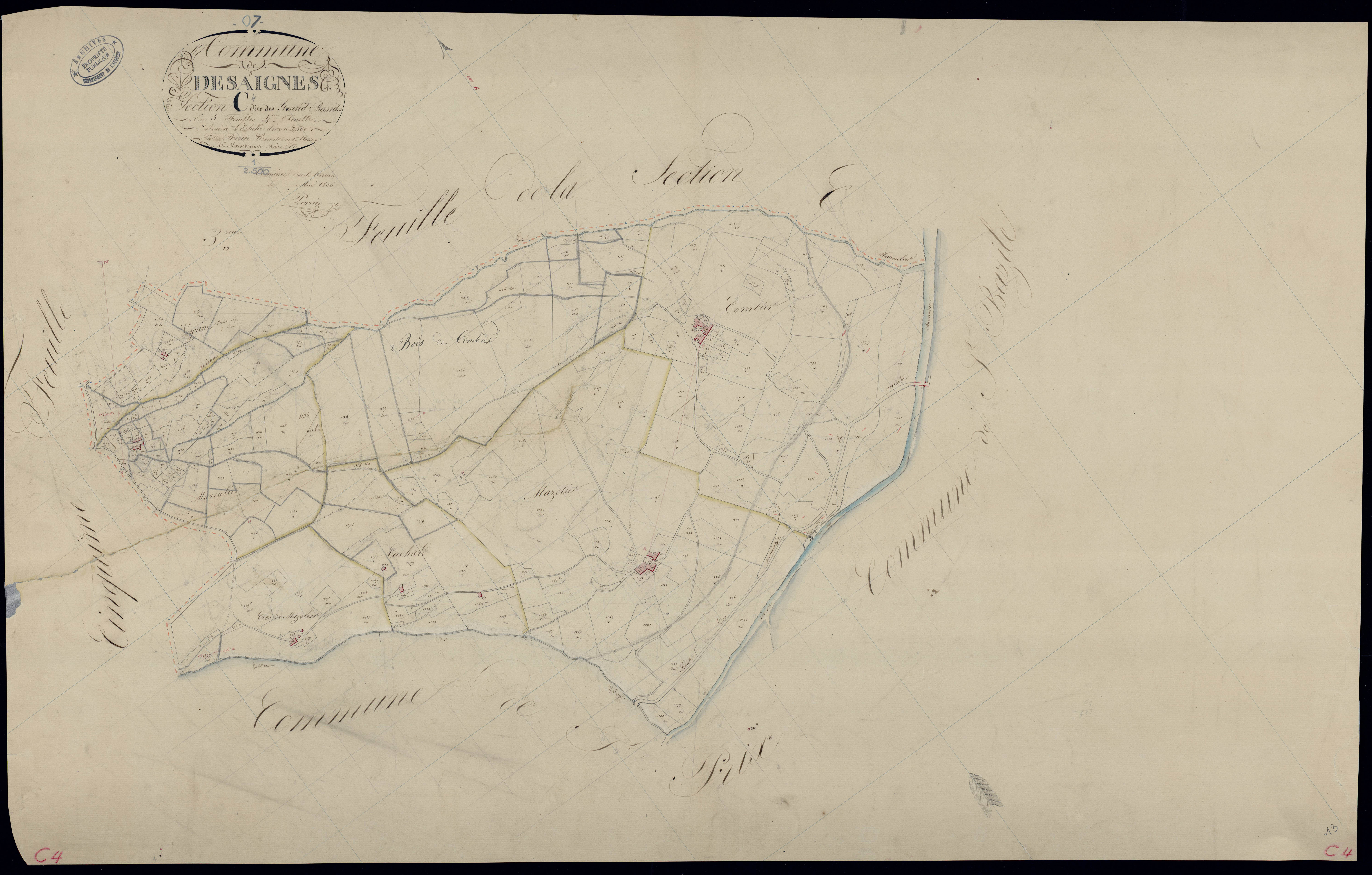 Désaignes - Section C - Feuillet 4