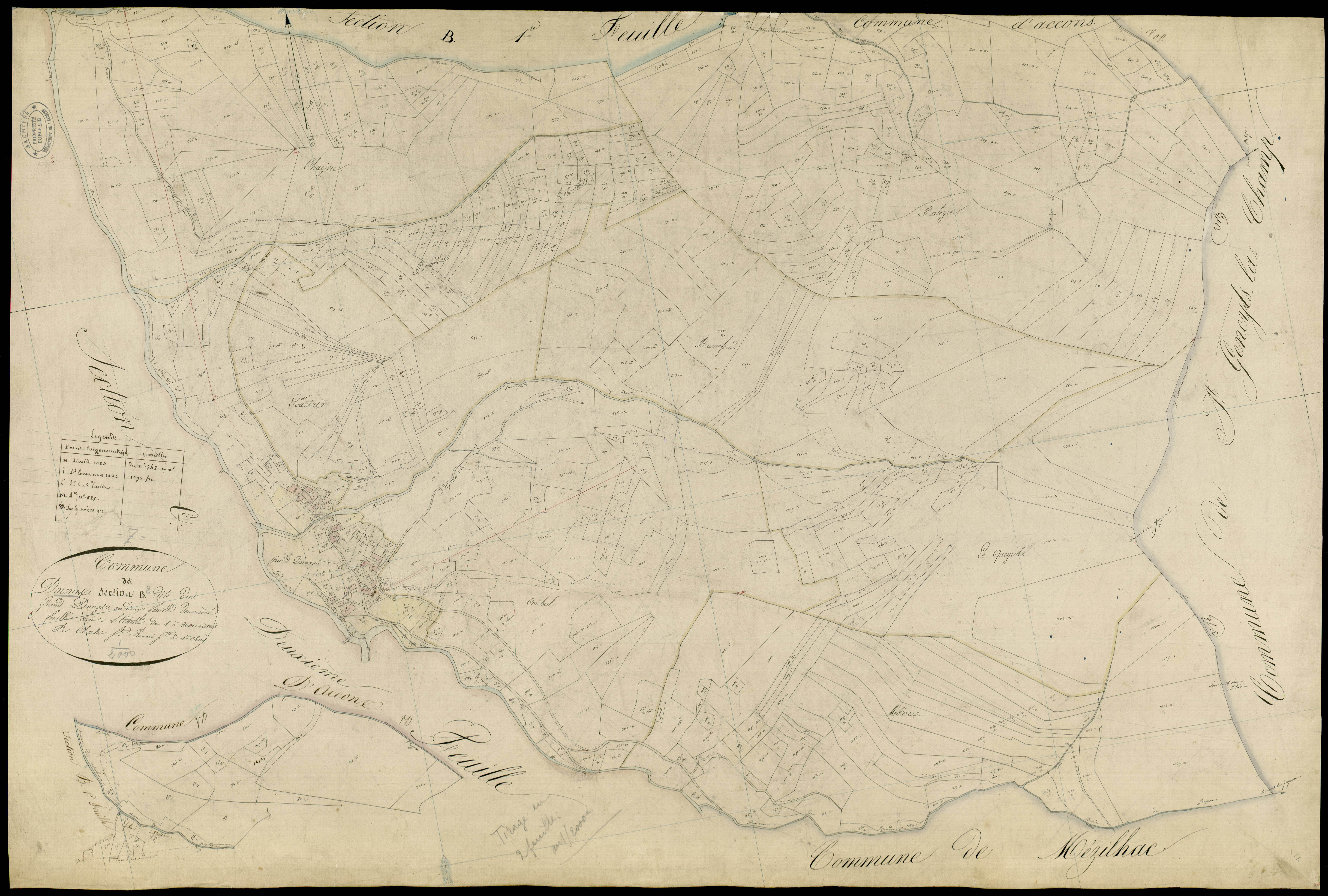 Dornas - Section B - Feuillet 2