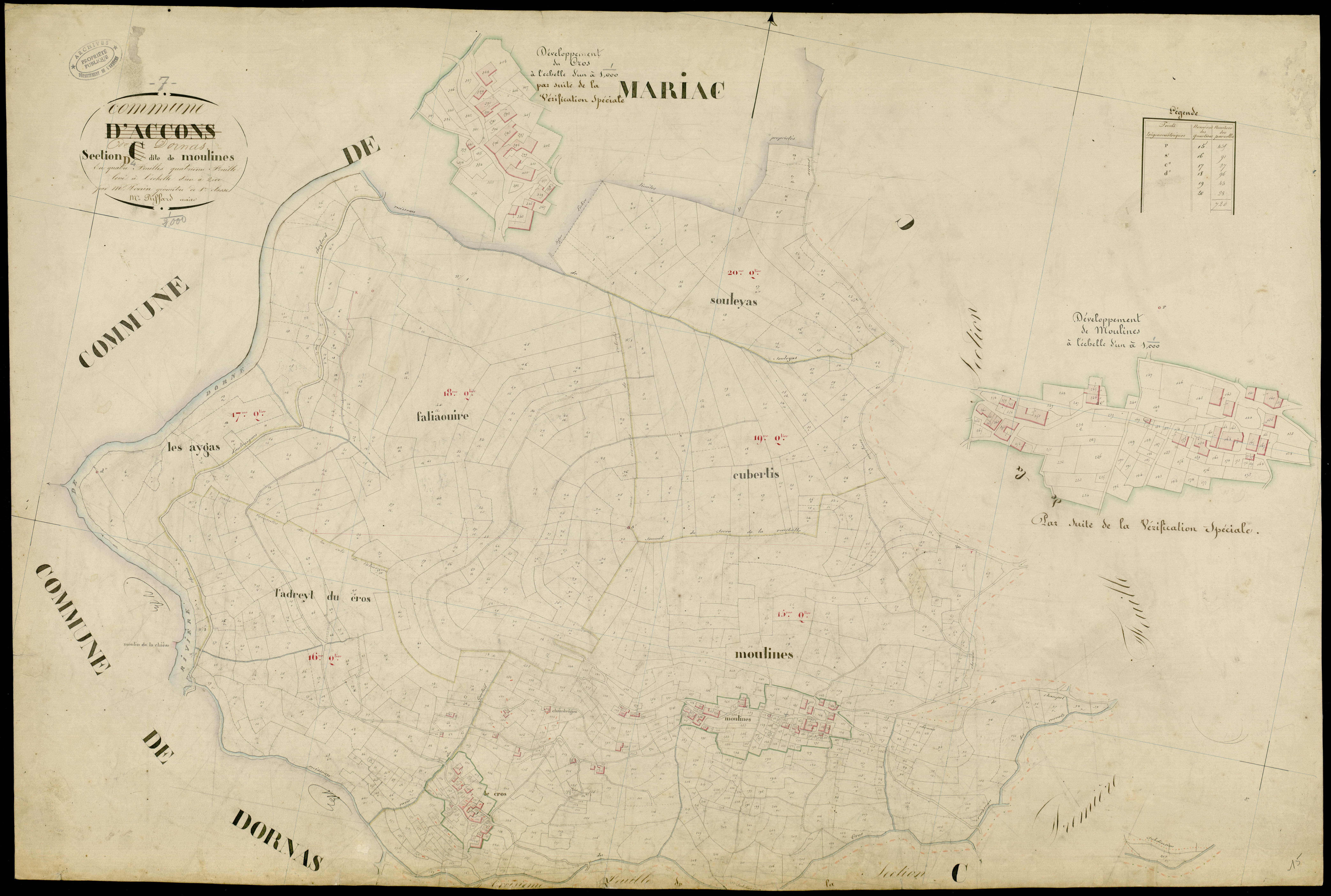 Dornas - Section D - Feuillet 4
