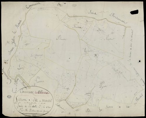 Dunière-sur-Eyrieux - Section A - Feuillet 3