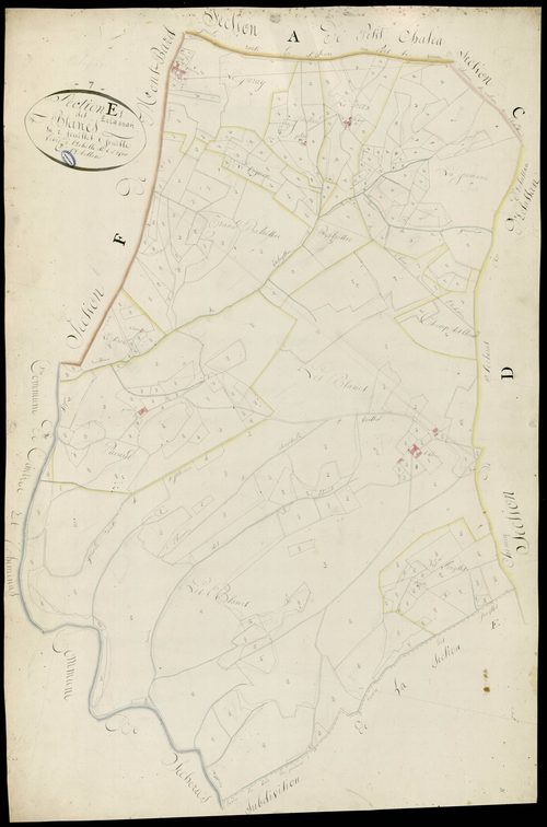 Éclassan - Section E - Feuillet 1