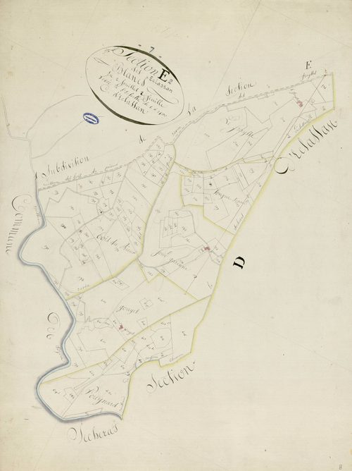 Éclassan - Section E - Feuillet 2
