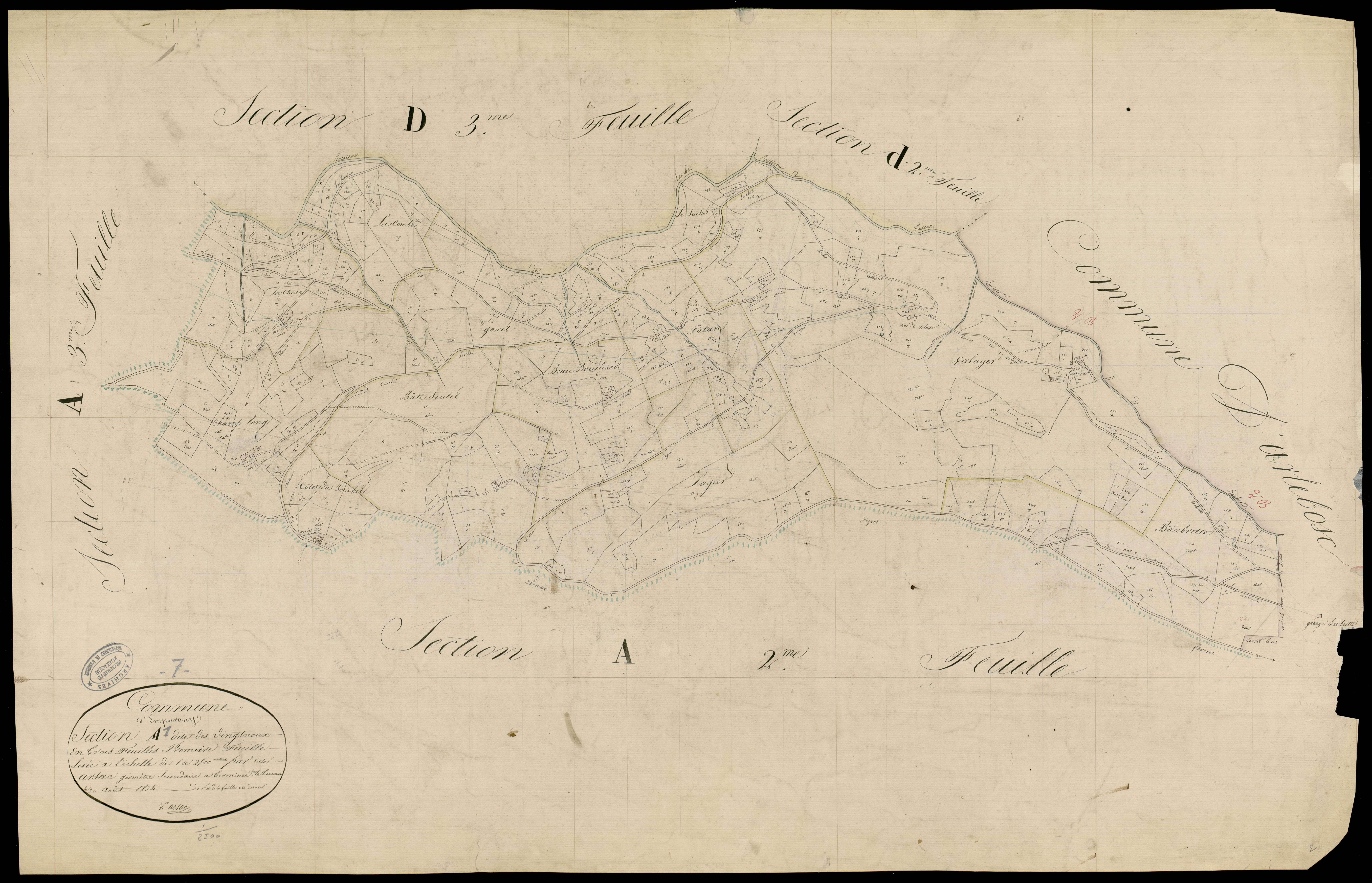 Empurany - Section A - Feuillet 1