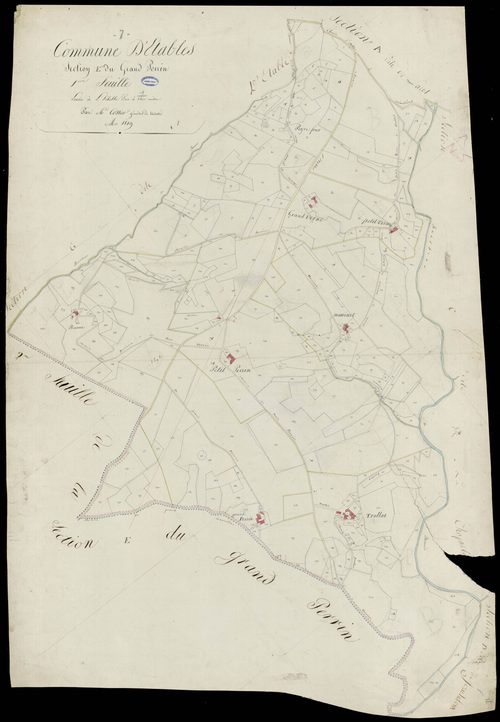 Étables - Section E - Feuillet 1