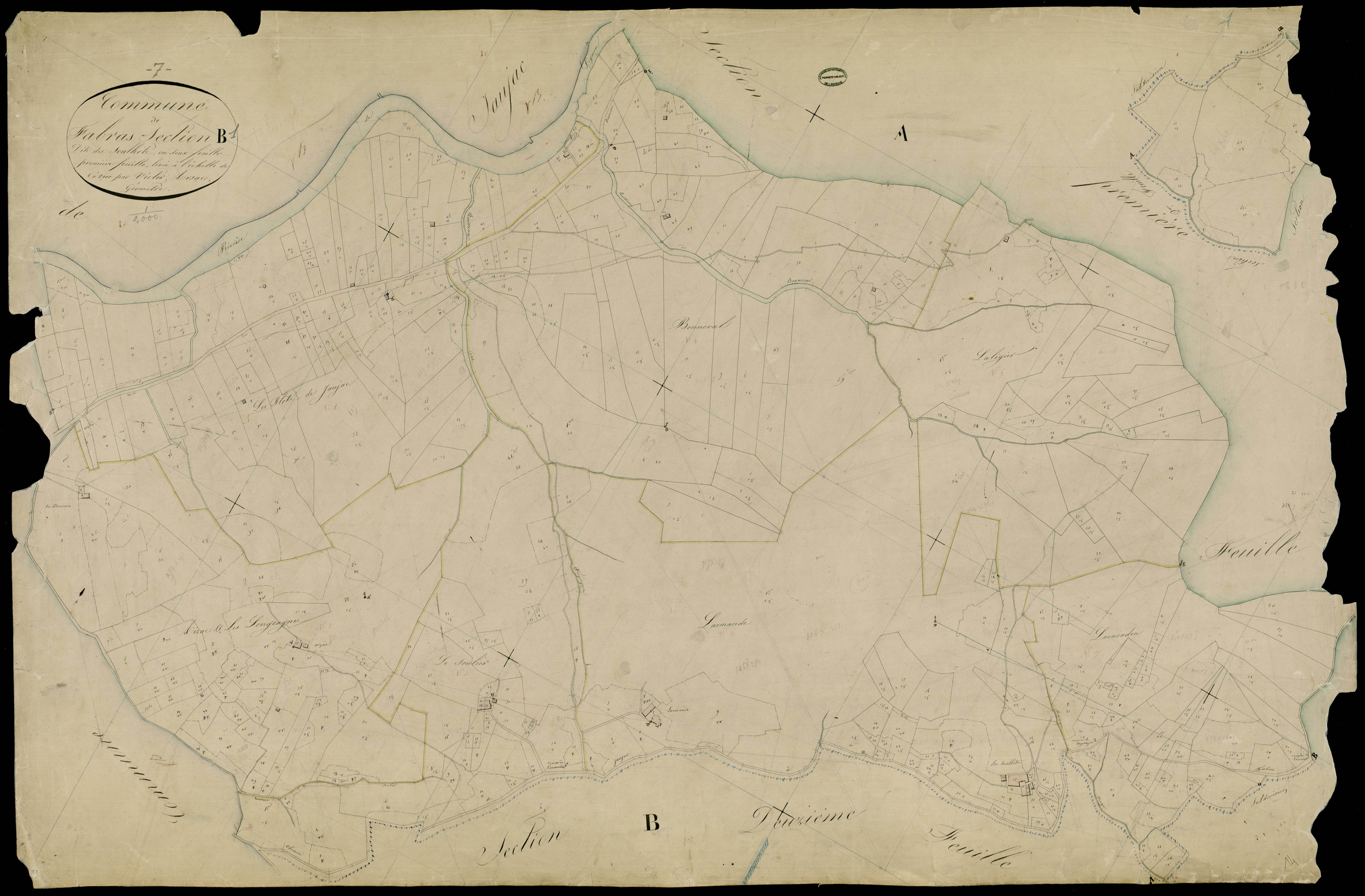 Fabras - Section B - Feuillet 1