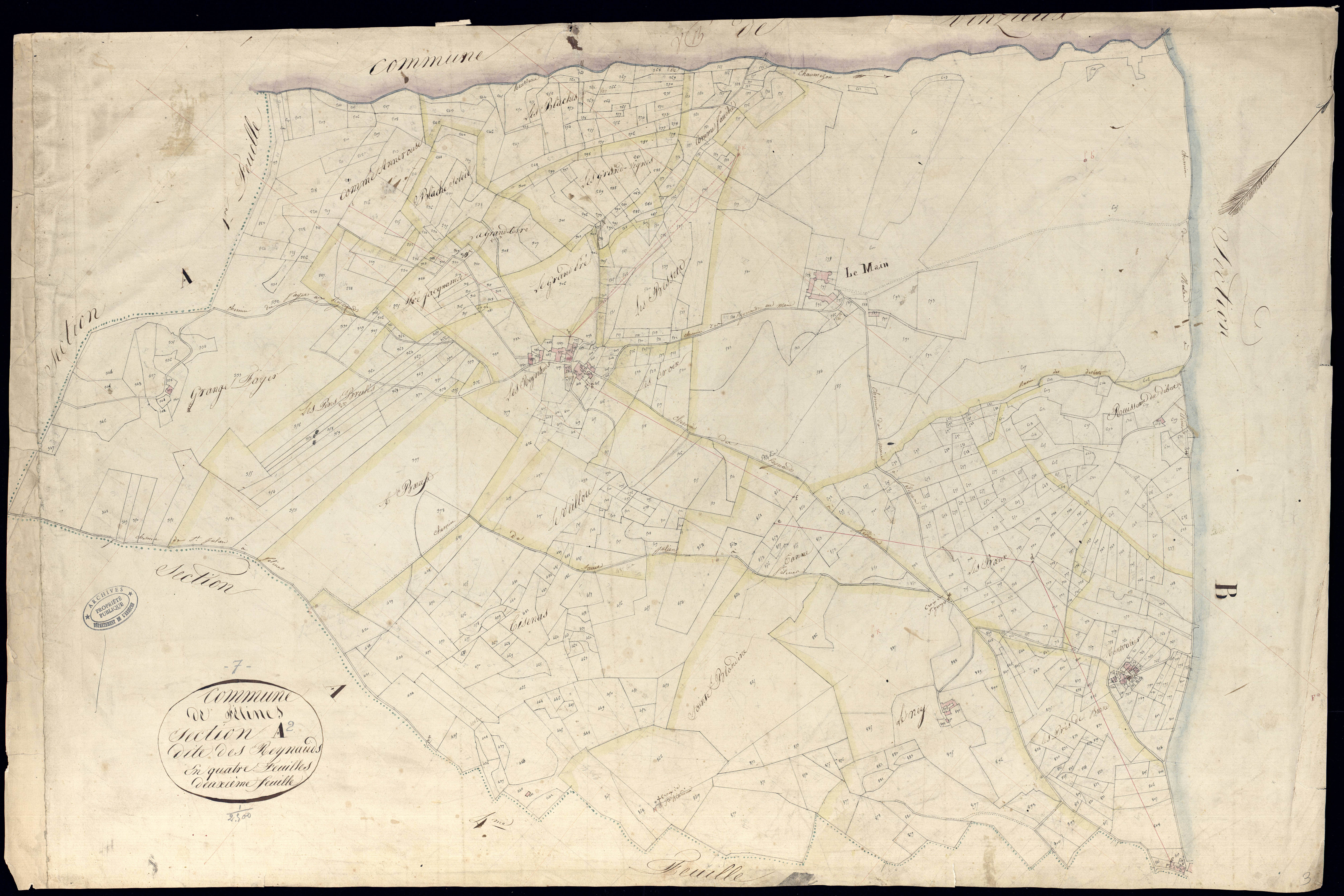 Félines - Section A - Feuillet 2