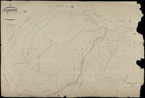 Genestelle - Section A - Feuillet 3