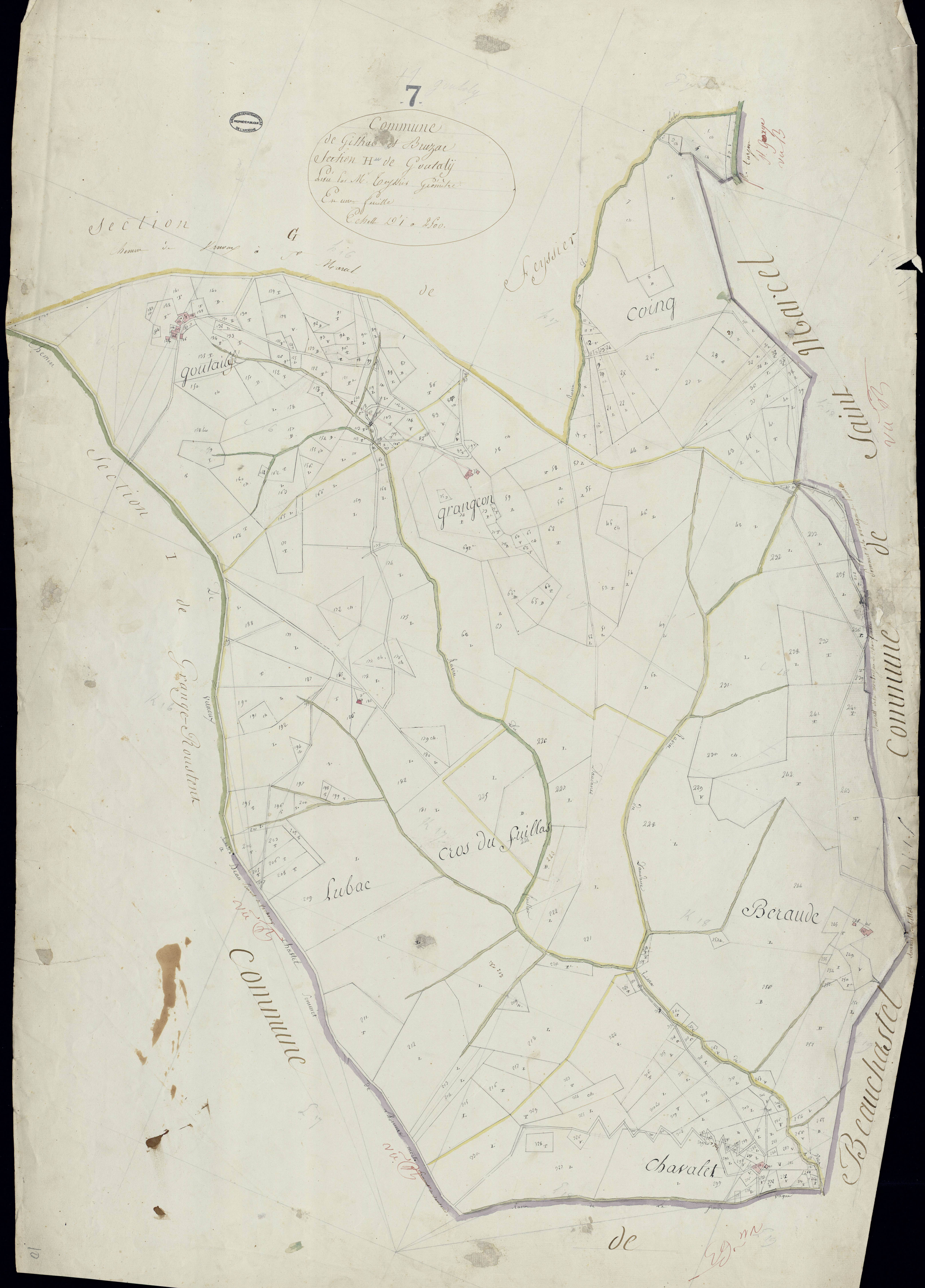 Gilhac-et-Bruzac - Section H