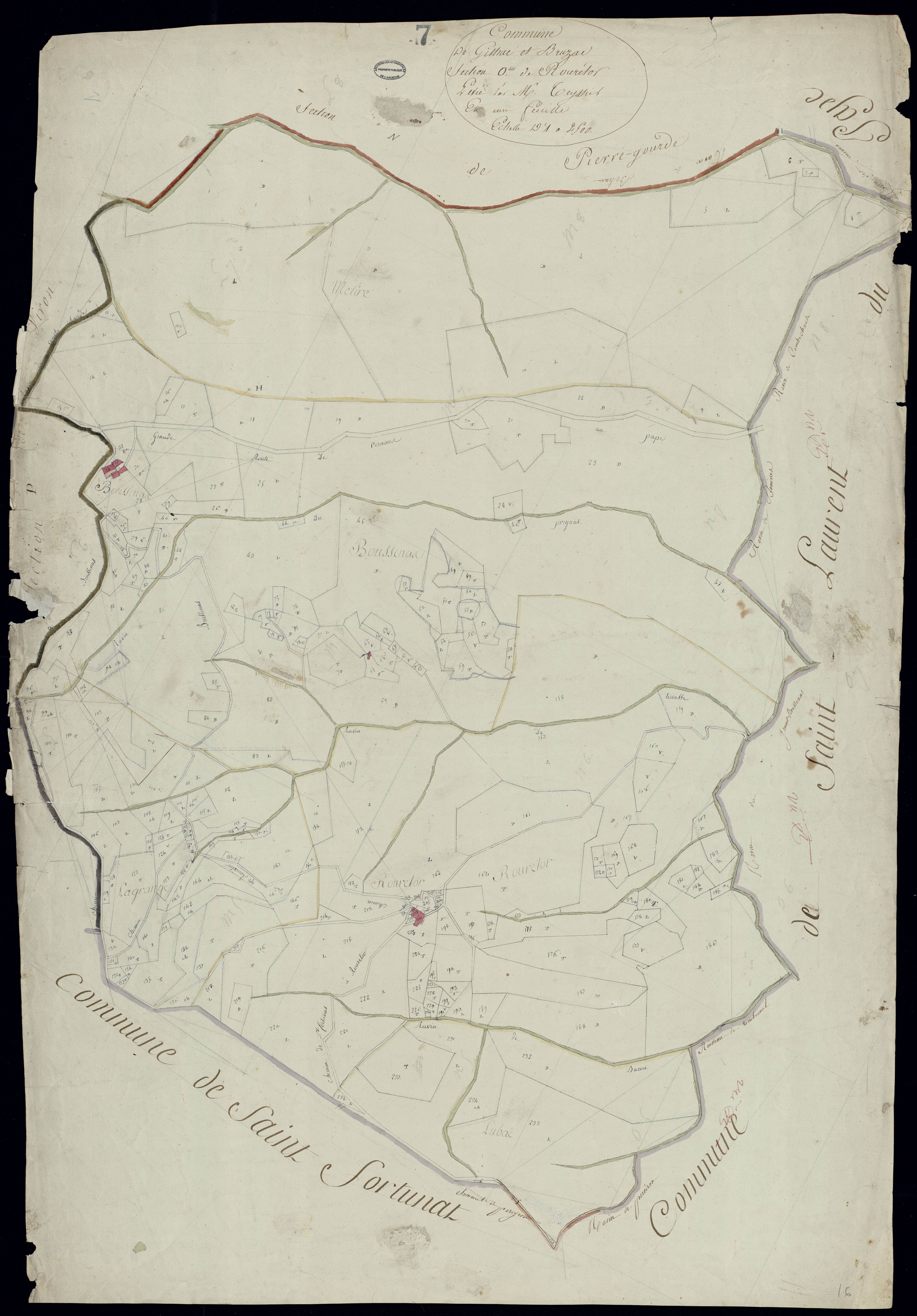Gilhac-et-Bruzac - Section O