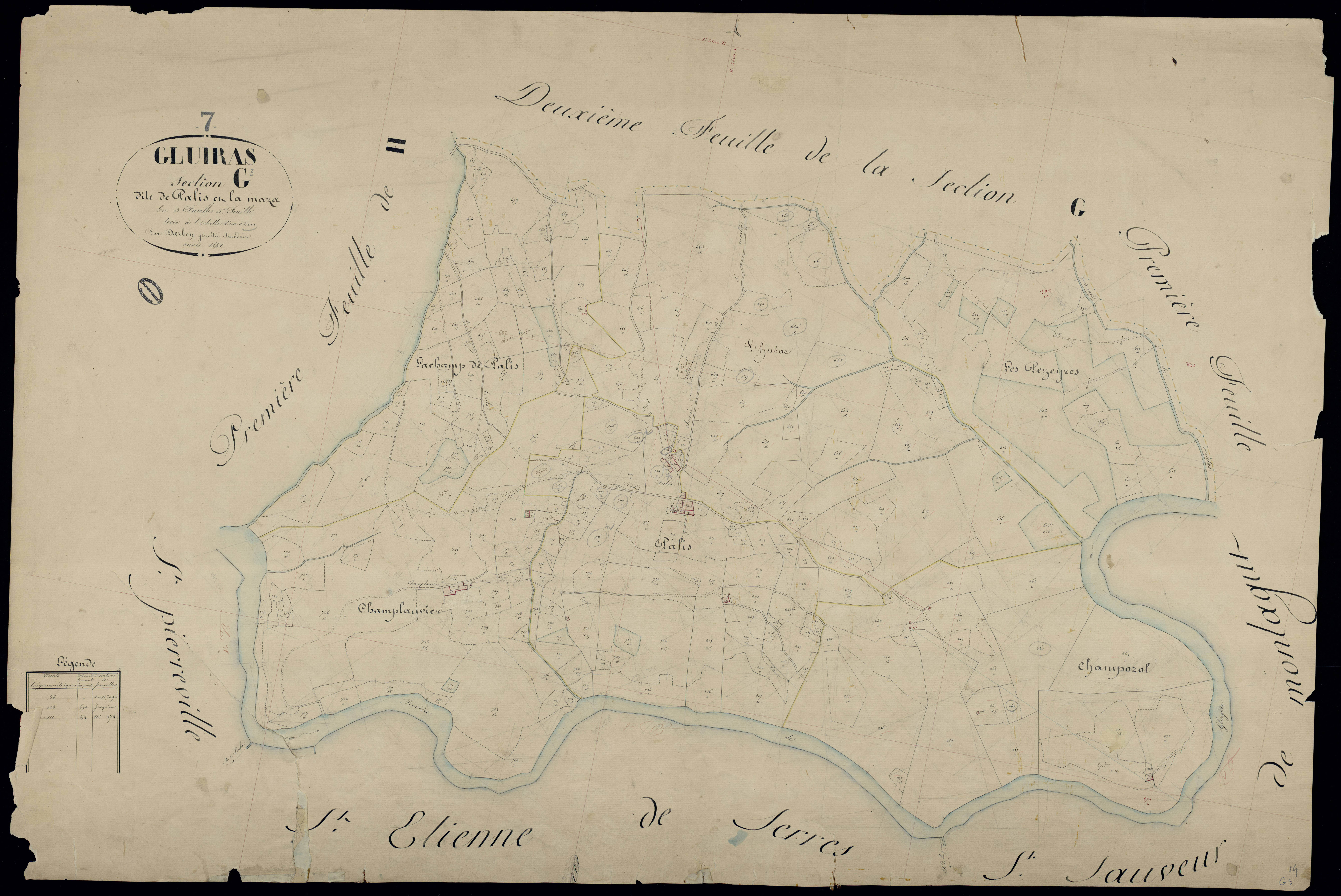 Gluiras - Section G - Feuillet 3