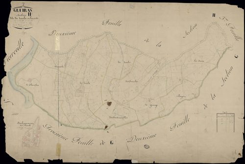 Gluiras - Section H - Feuillet 1