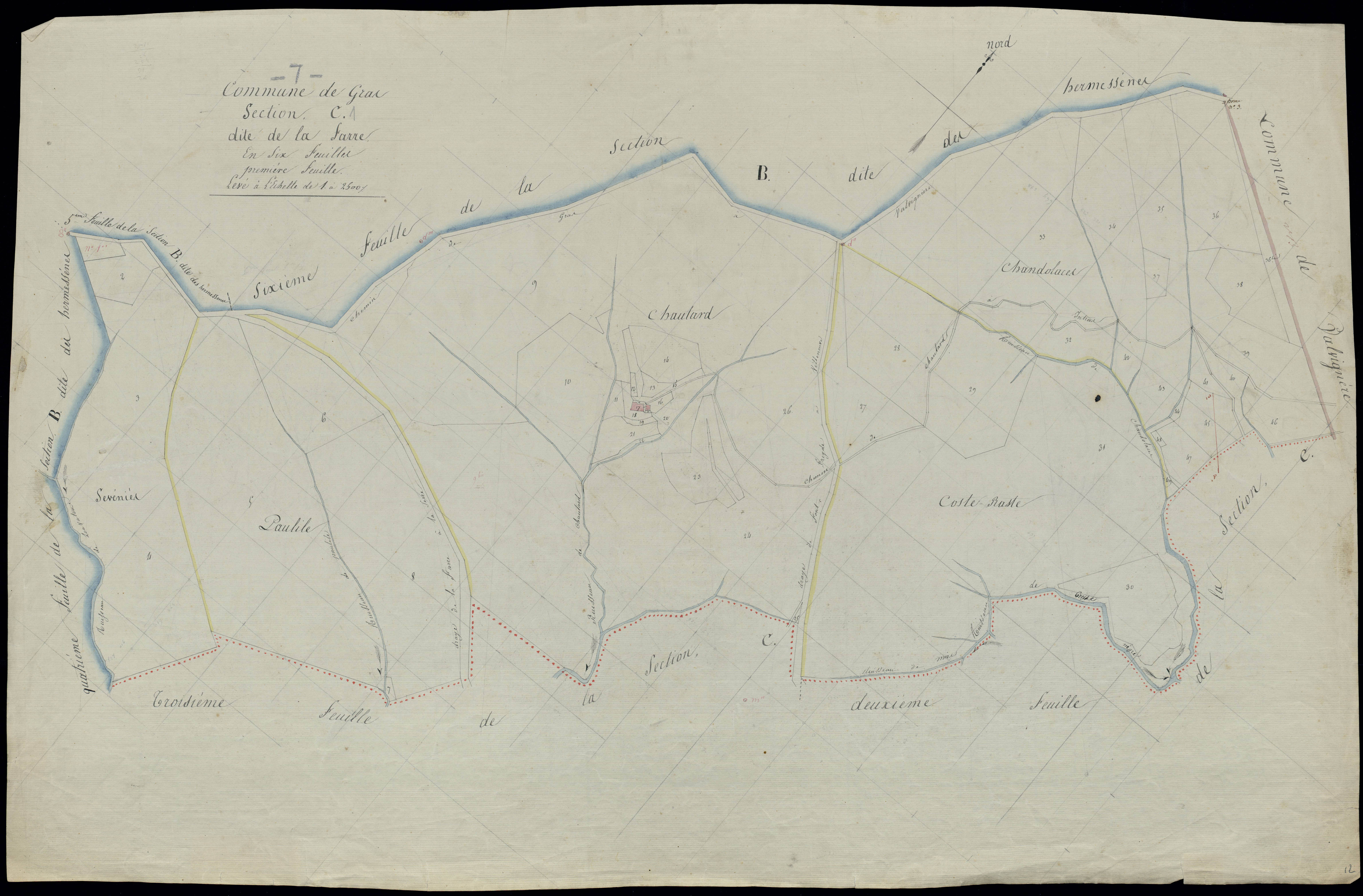 Gras - Section C - Feuillet 1