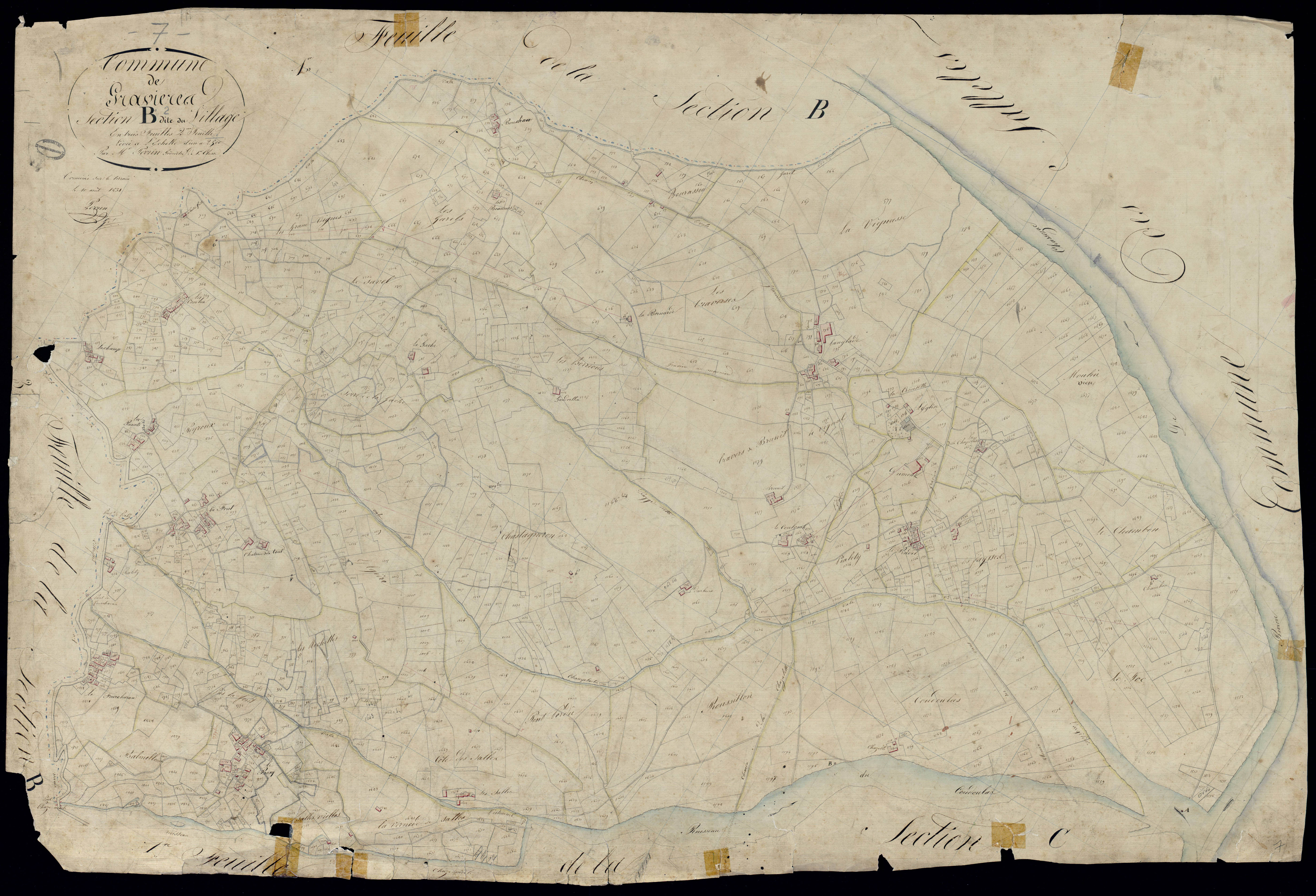 Gravières - Section B - Feuillet 2