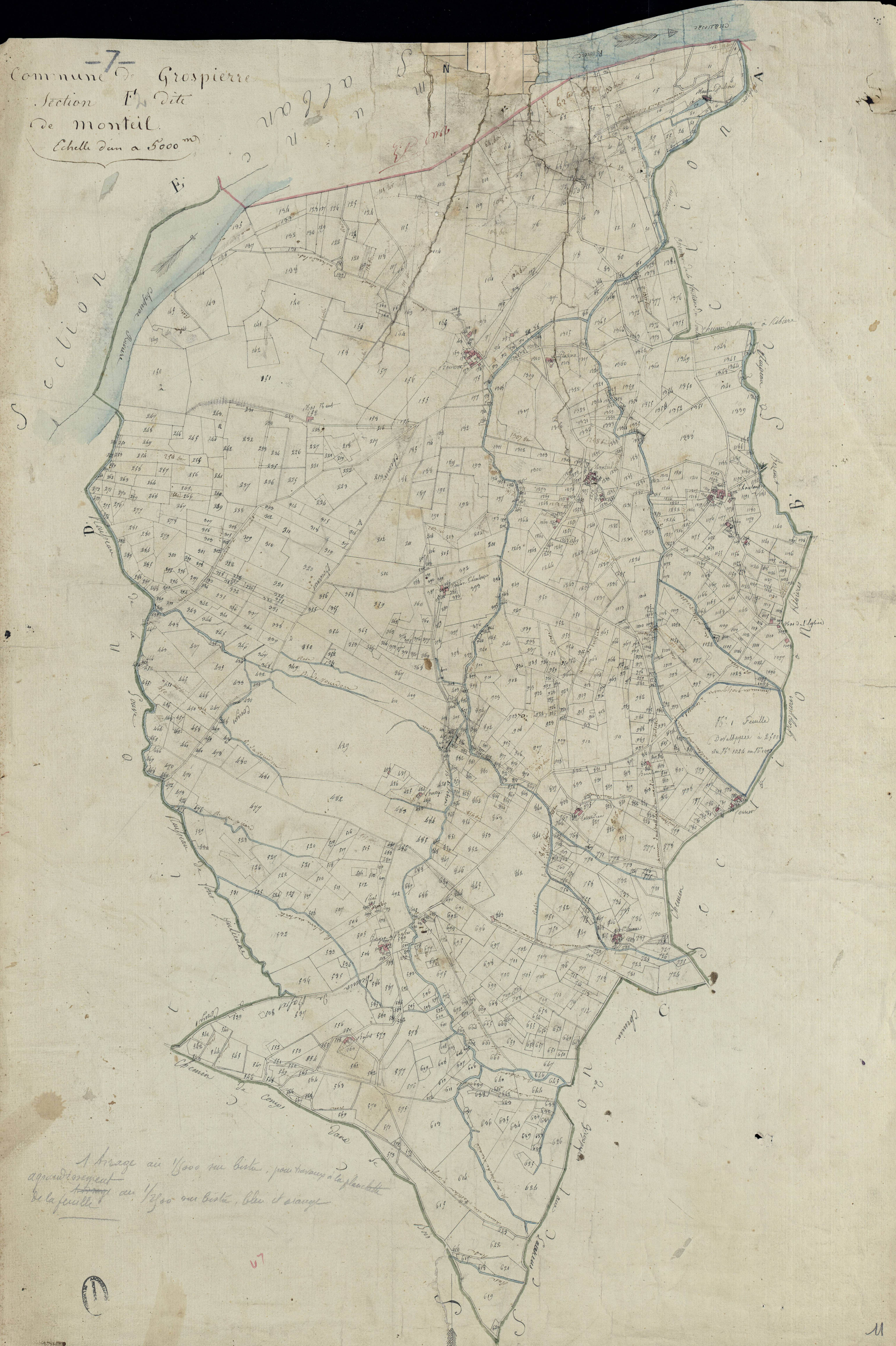 Grospierres - Section F - Feuillet 2