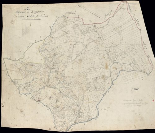 Grospierres - Section B - Feuillet 2