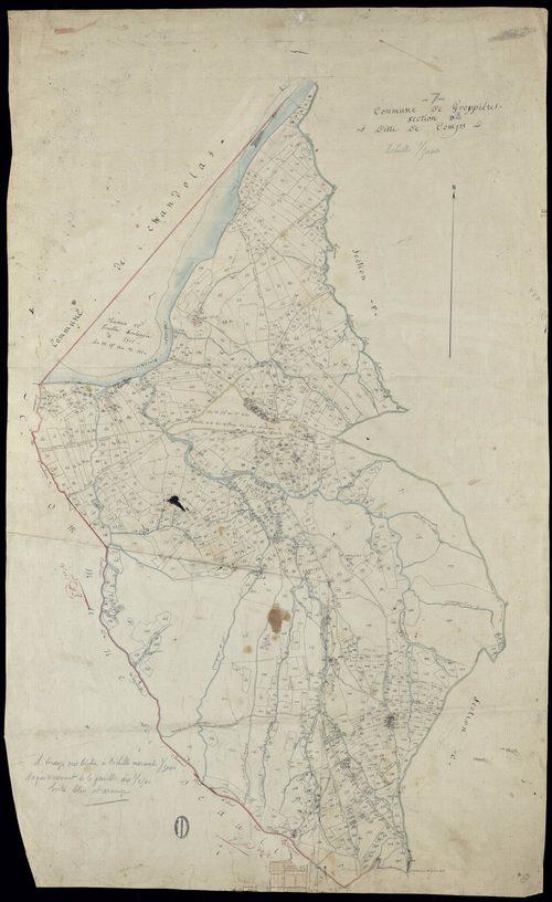 Grospierres - Section D - Feuillet 3