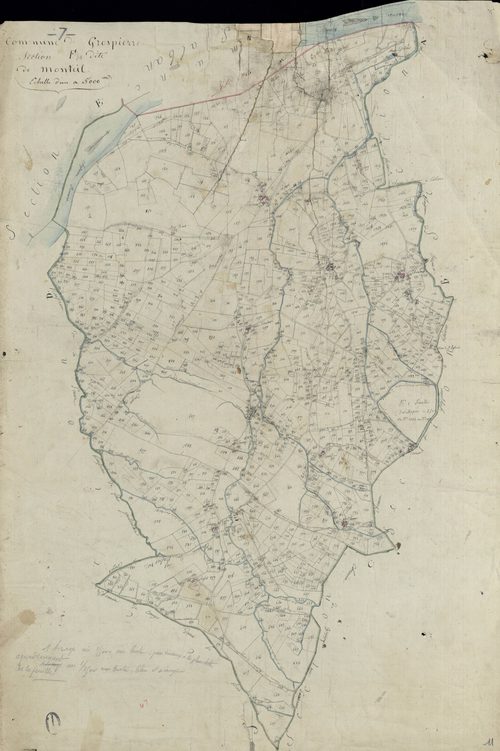 Grospierres - Section F - Feuillet 2