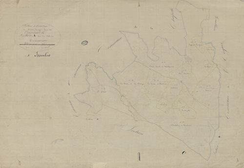 Issanlas - Tableau d'assemblage de la section A