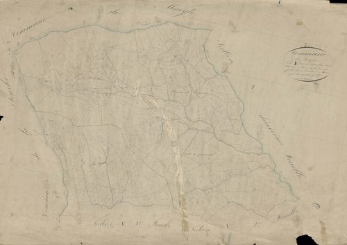 Jaujac - Section E - Feuillet 1