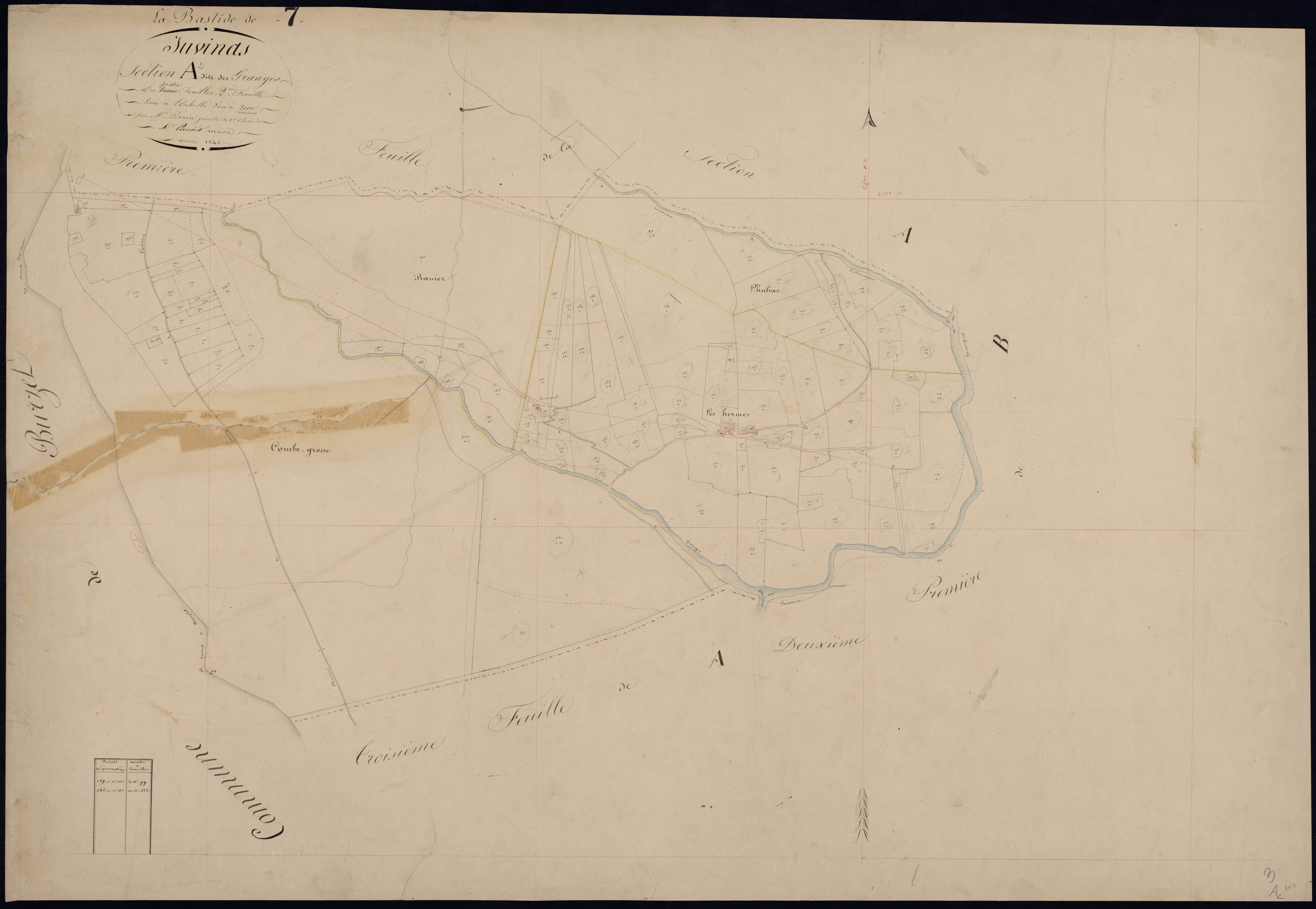 Labastide-sur-Besorgues - Section A - Feuillet 2