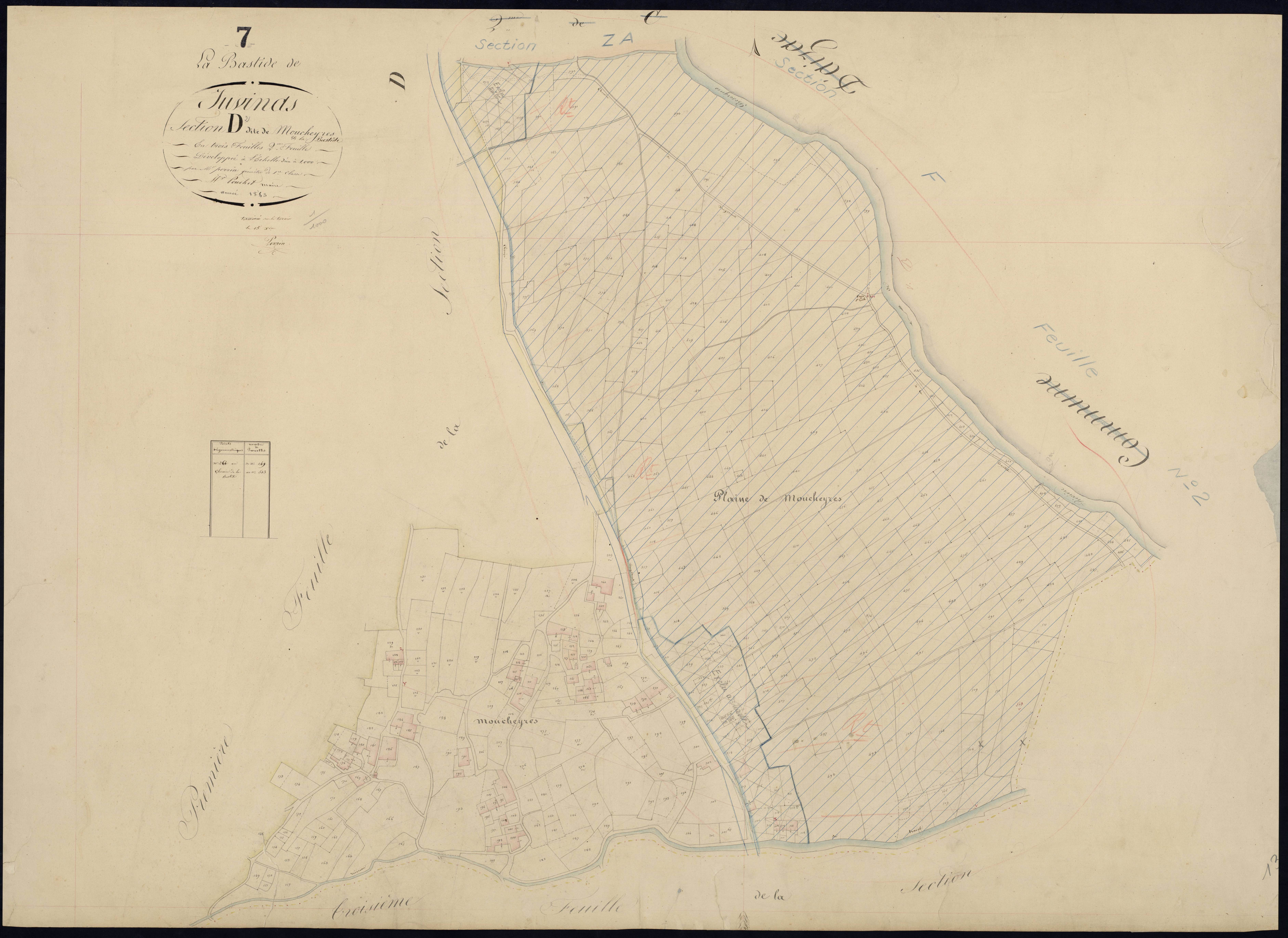 Labastide-sur-Besorgues - Section D - Feuillet 2