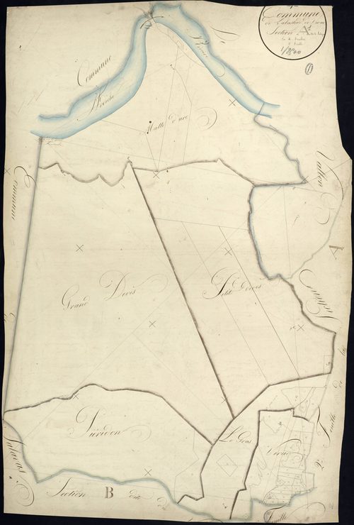 Labastide-de-Virac - Section A - Feuillet 1