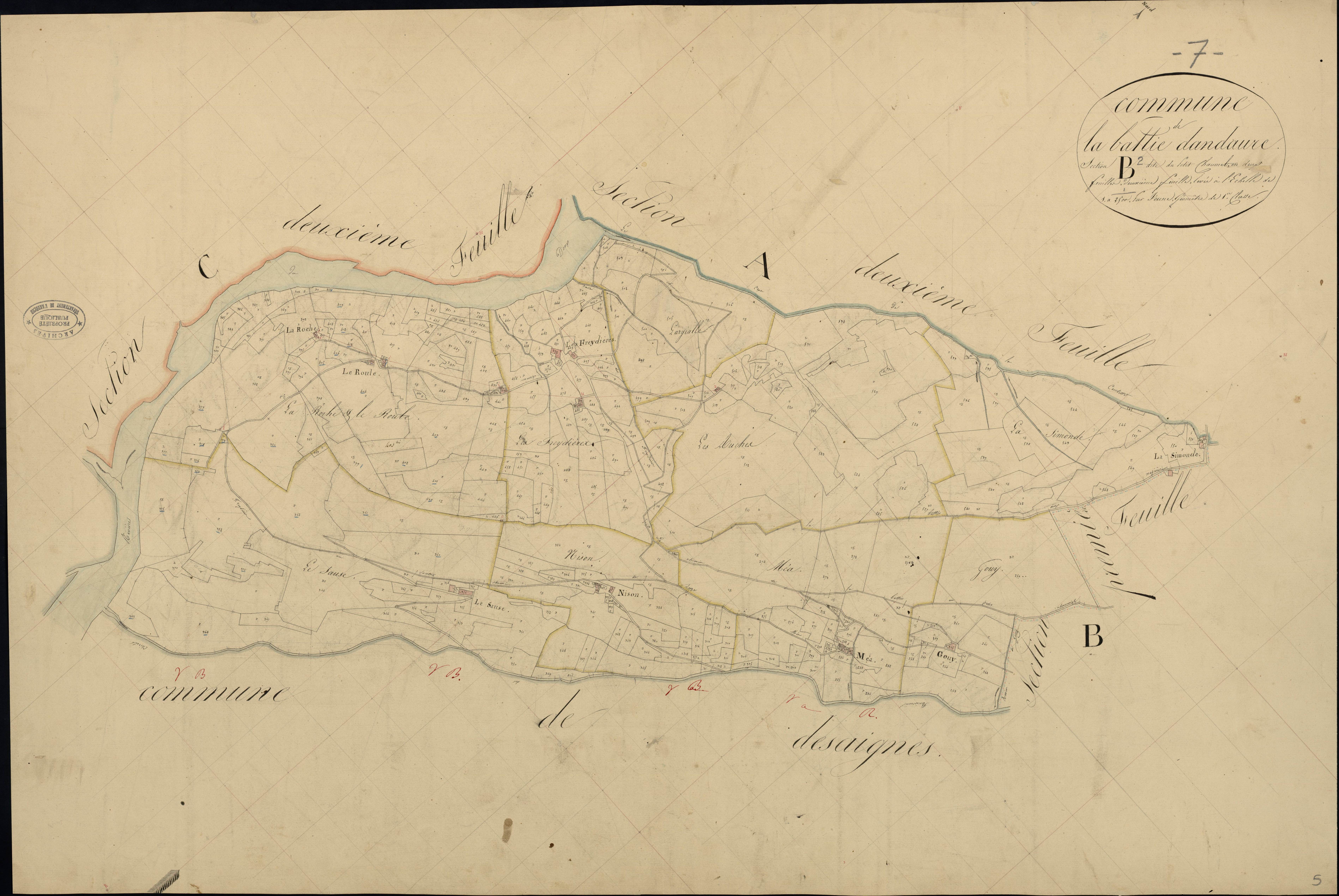 Labatie-d'Andaure - Section B - Feuillet 2