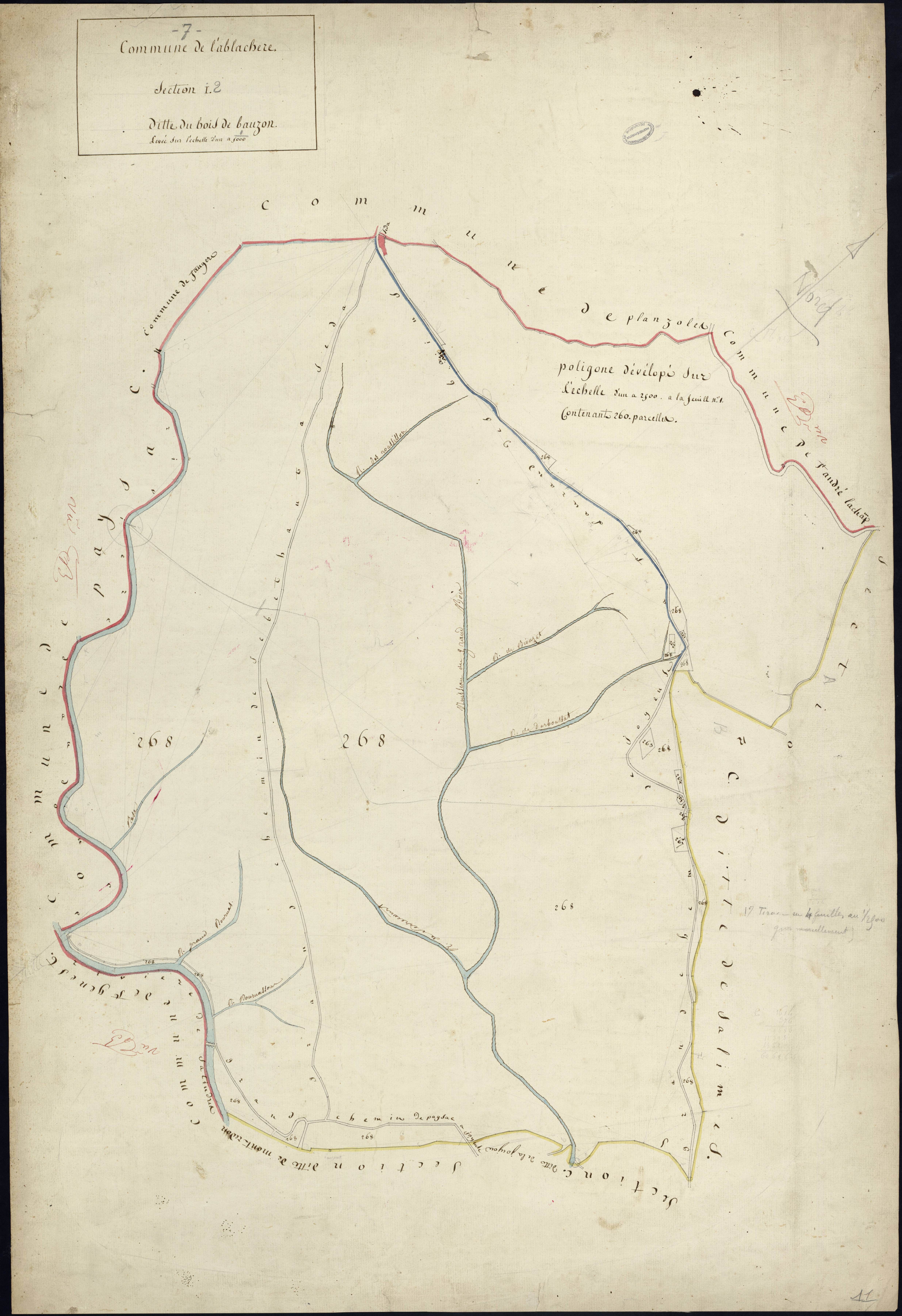 Lablachère - Section I - Feuillet 2