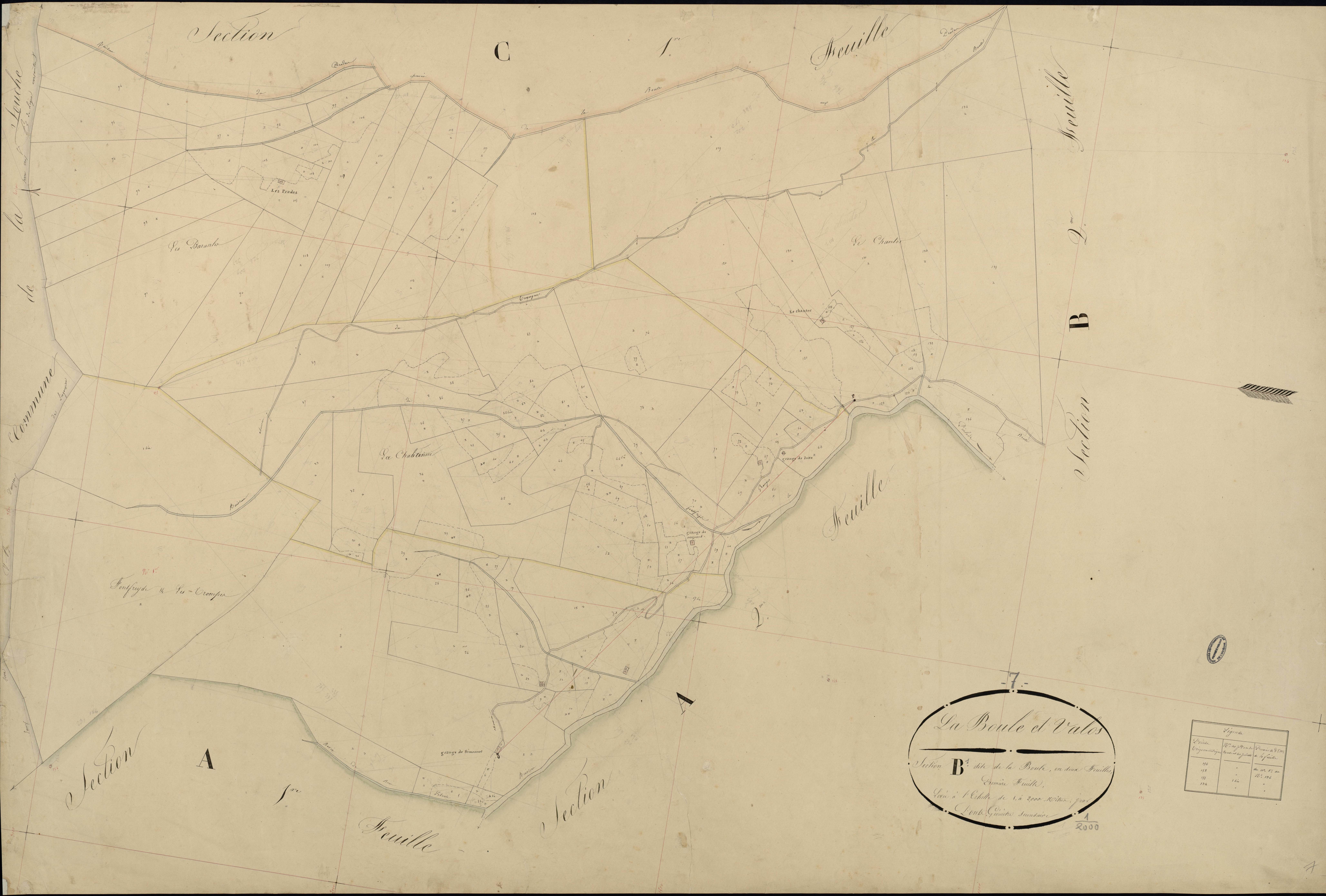 Laboule - Section B - Feuillet 1