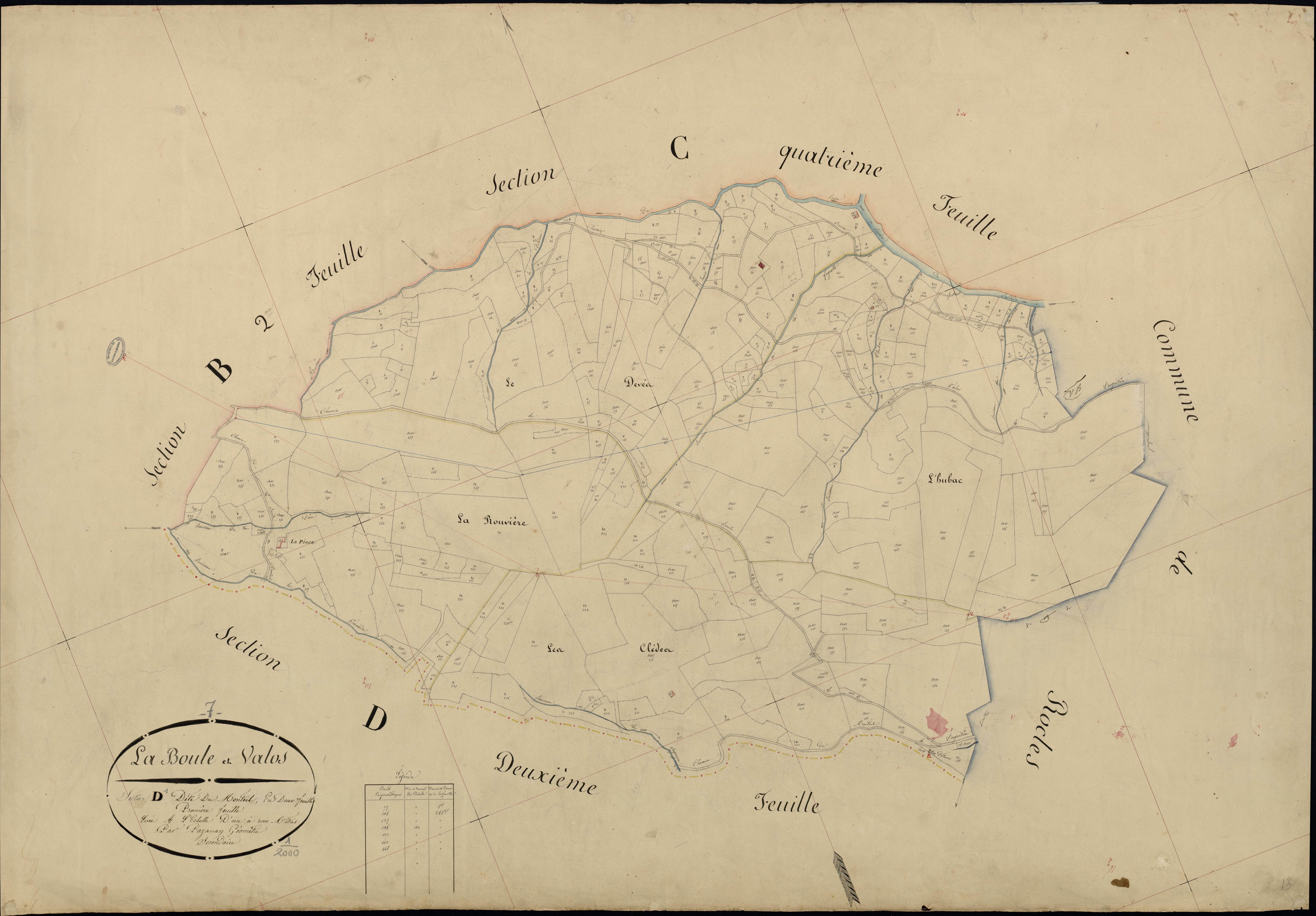 Laboule - Section D - Feuillet 1