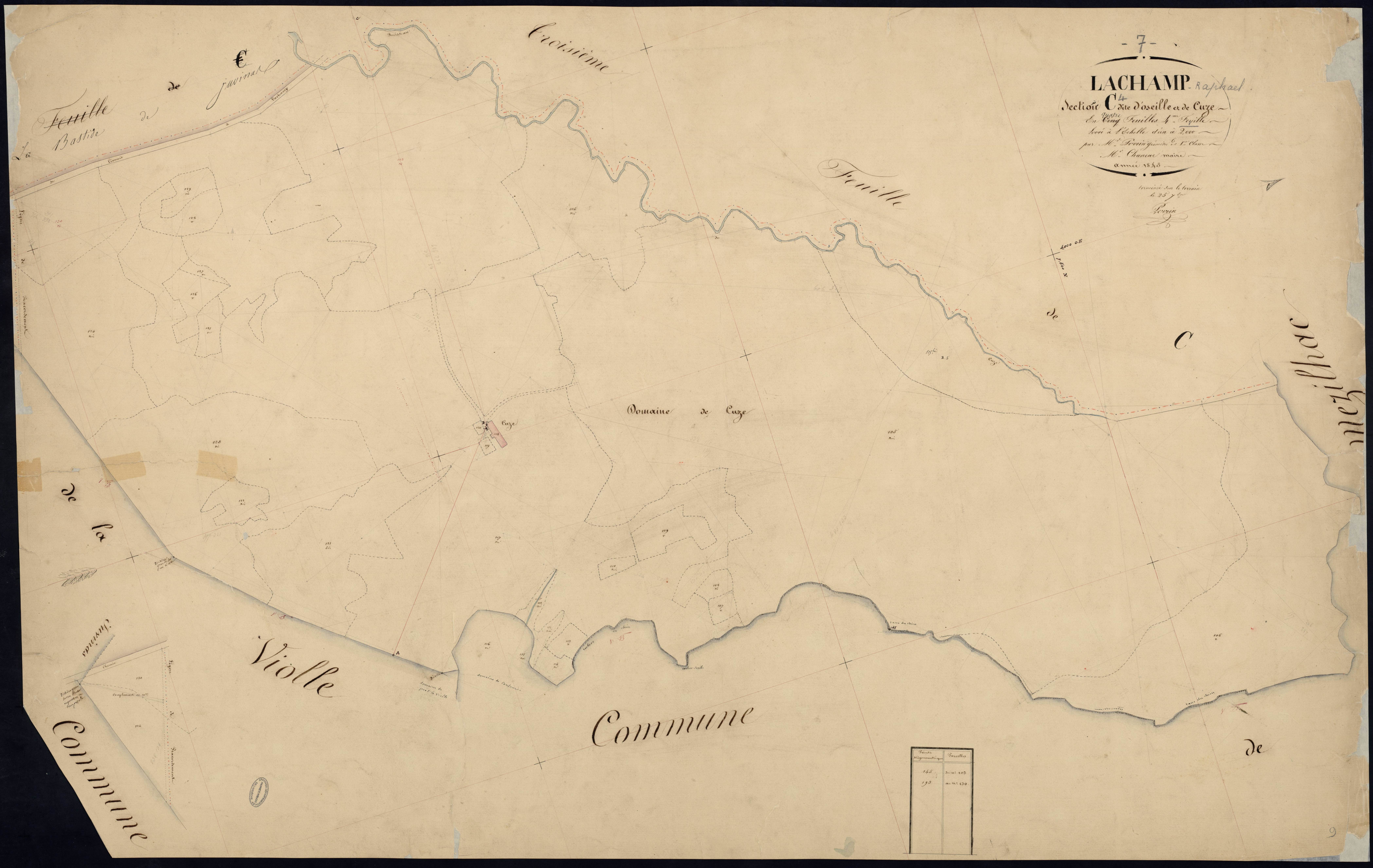 Lachamp-Raphaël - Section C - Feuillet 4