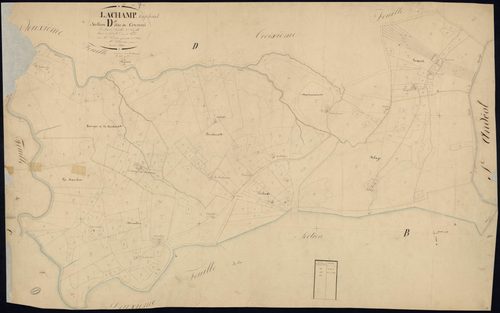 Lachamp-Raphaël - Section D - Feuillet 1
