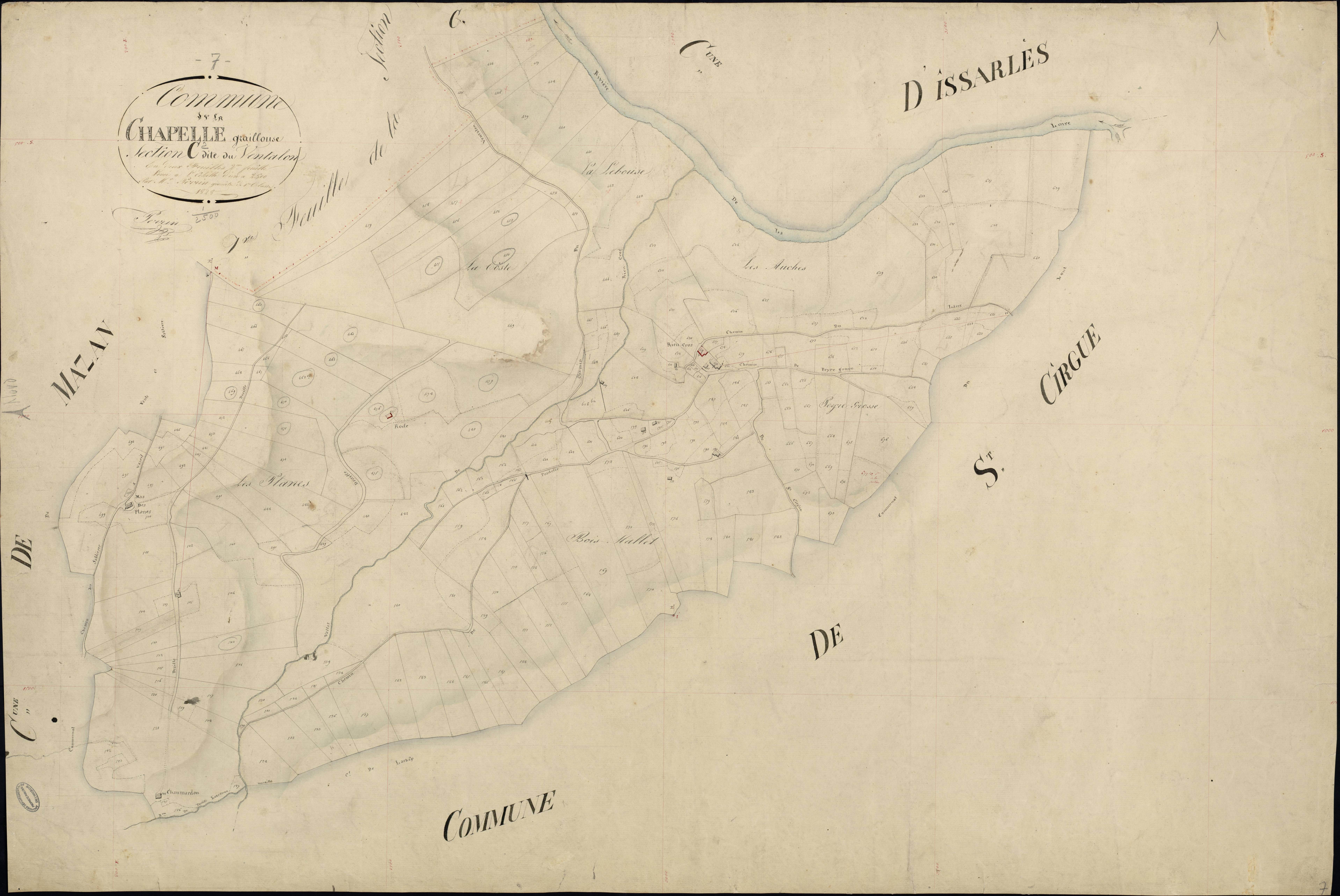 Lachapelle-Graillouse - Section C - Feuillet 2