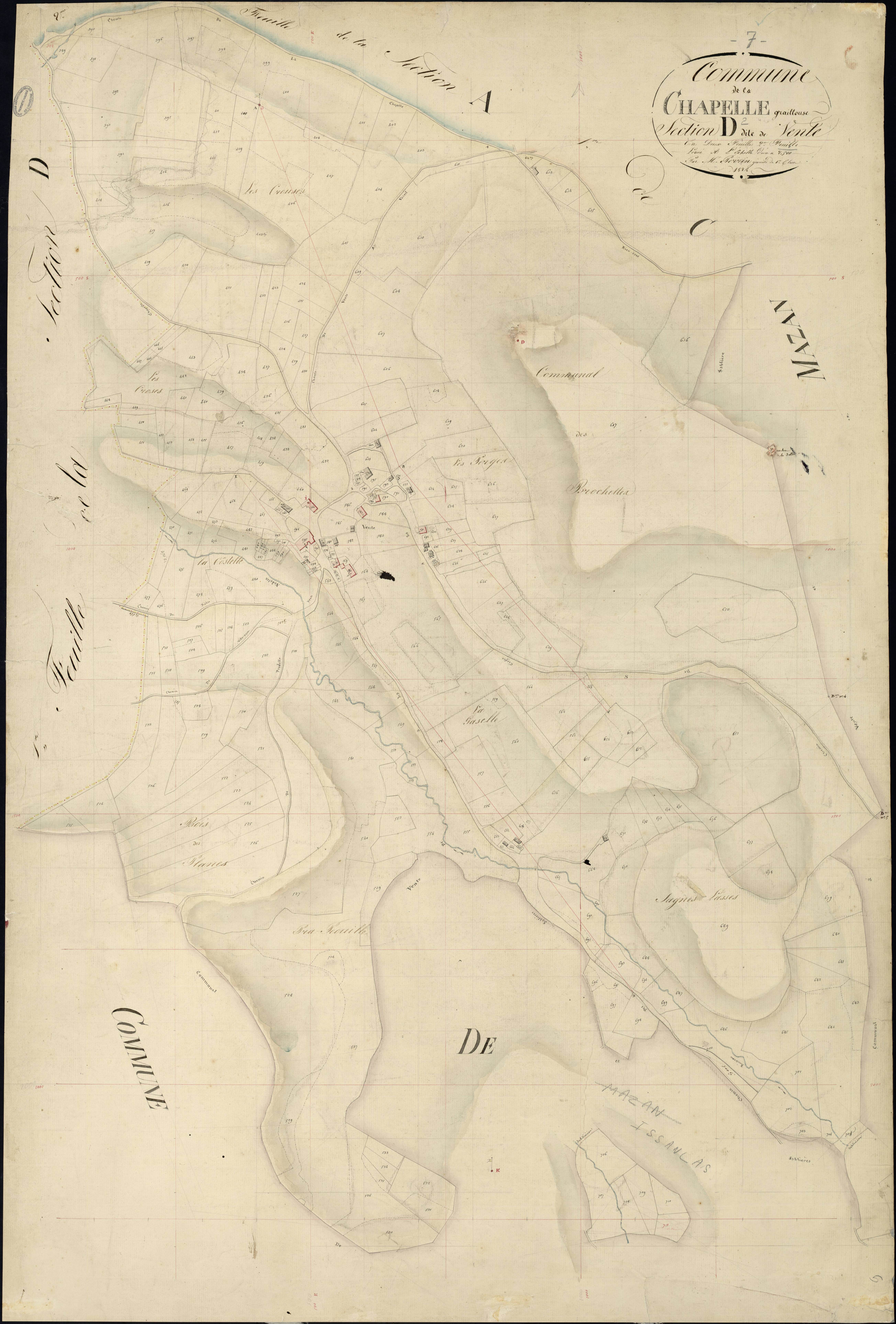 Lachapelle-Graillouse - Section D - Feuillet 2